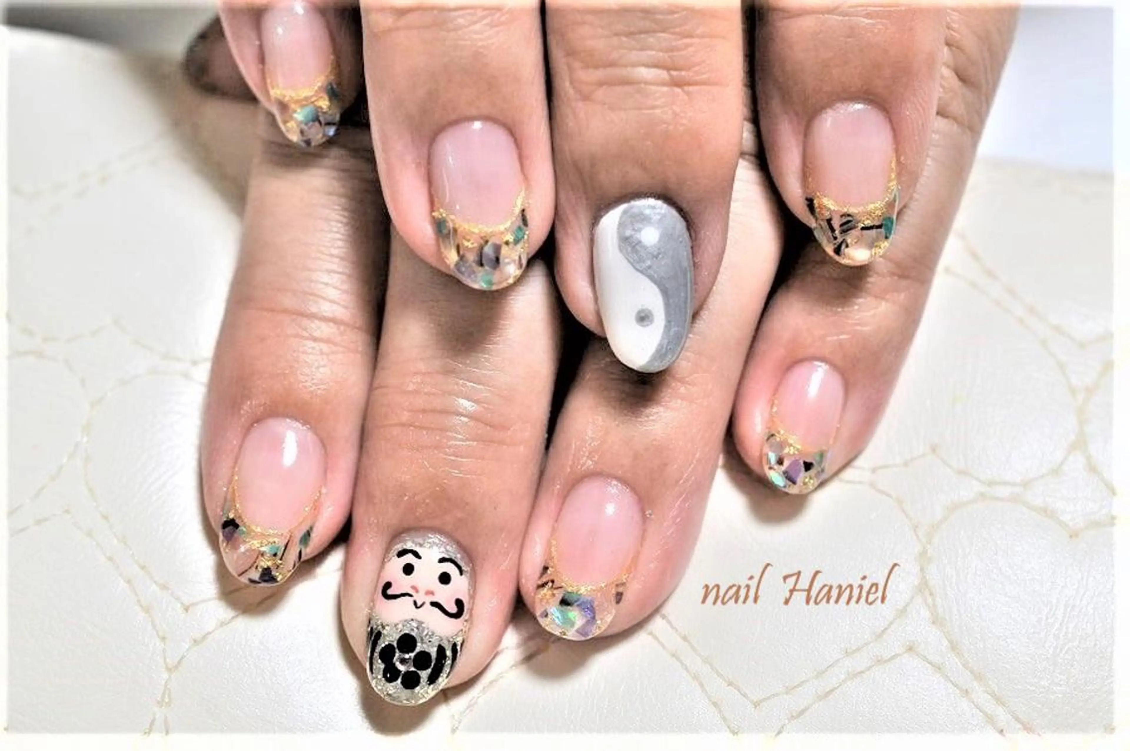 ネイル フットネイル ジェルネイル ハロウィン nail Haniel所属・半蔵門サロンハニエル 魅神 ちよのネイルデザイン