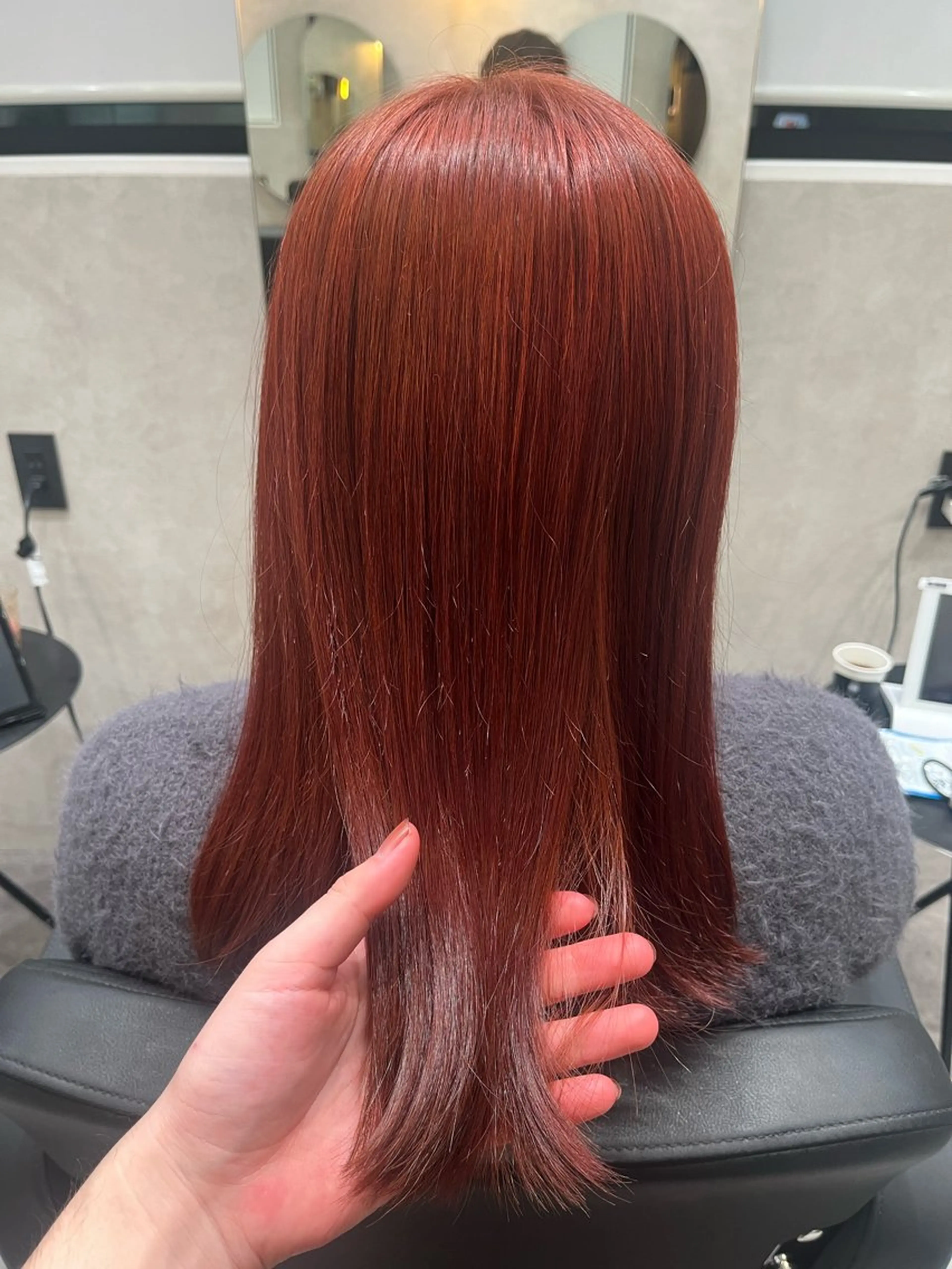 ミディアム カット ヘアカラー トリートメント 森本峻介 ボブ/透明感カラーのヘアスタイル