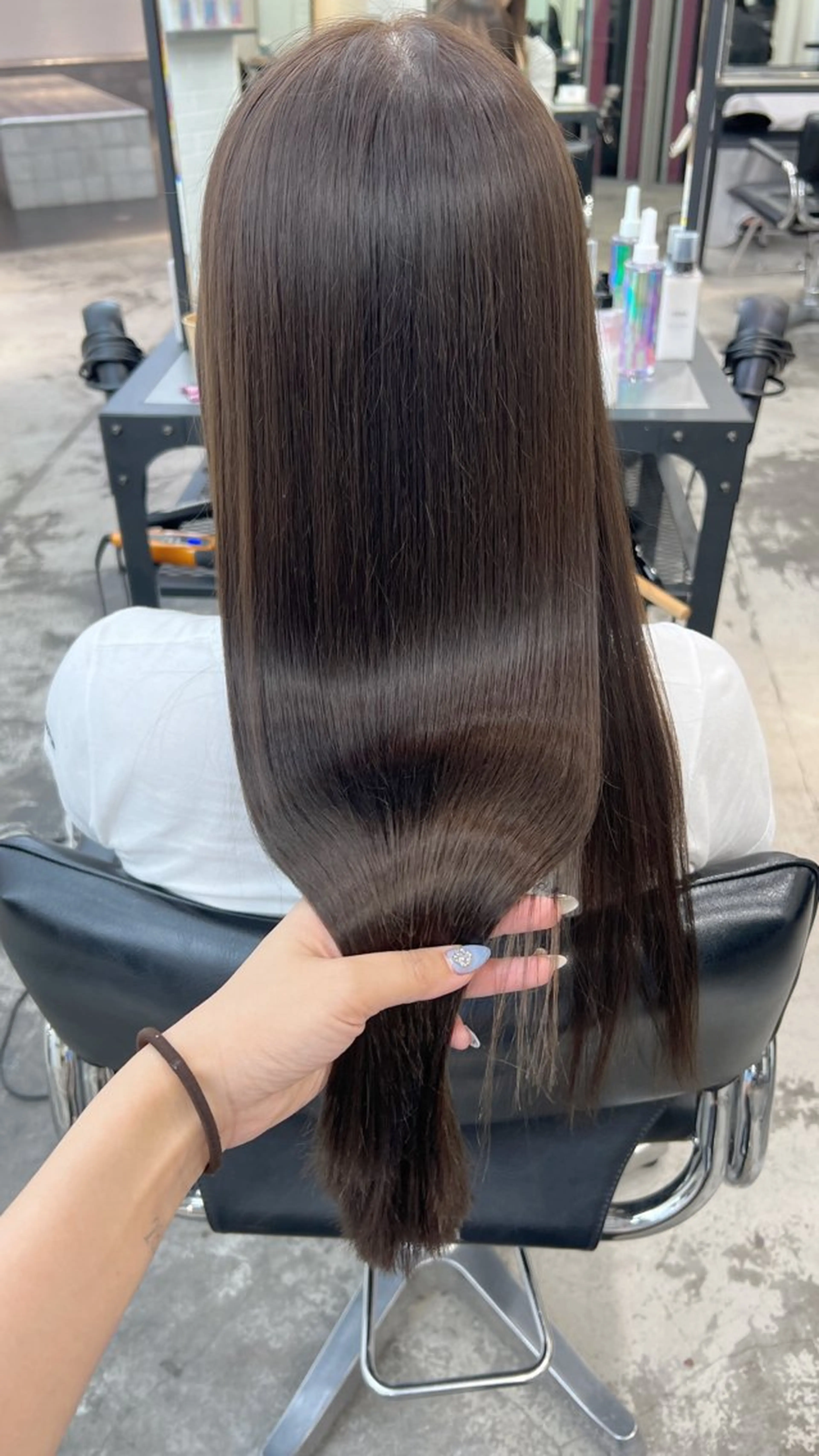 セミロング カラー ヘアアレンジ レイヤーカット指名 No.1💖マユカのヘアスタイル
