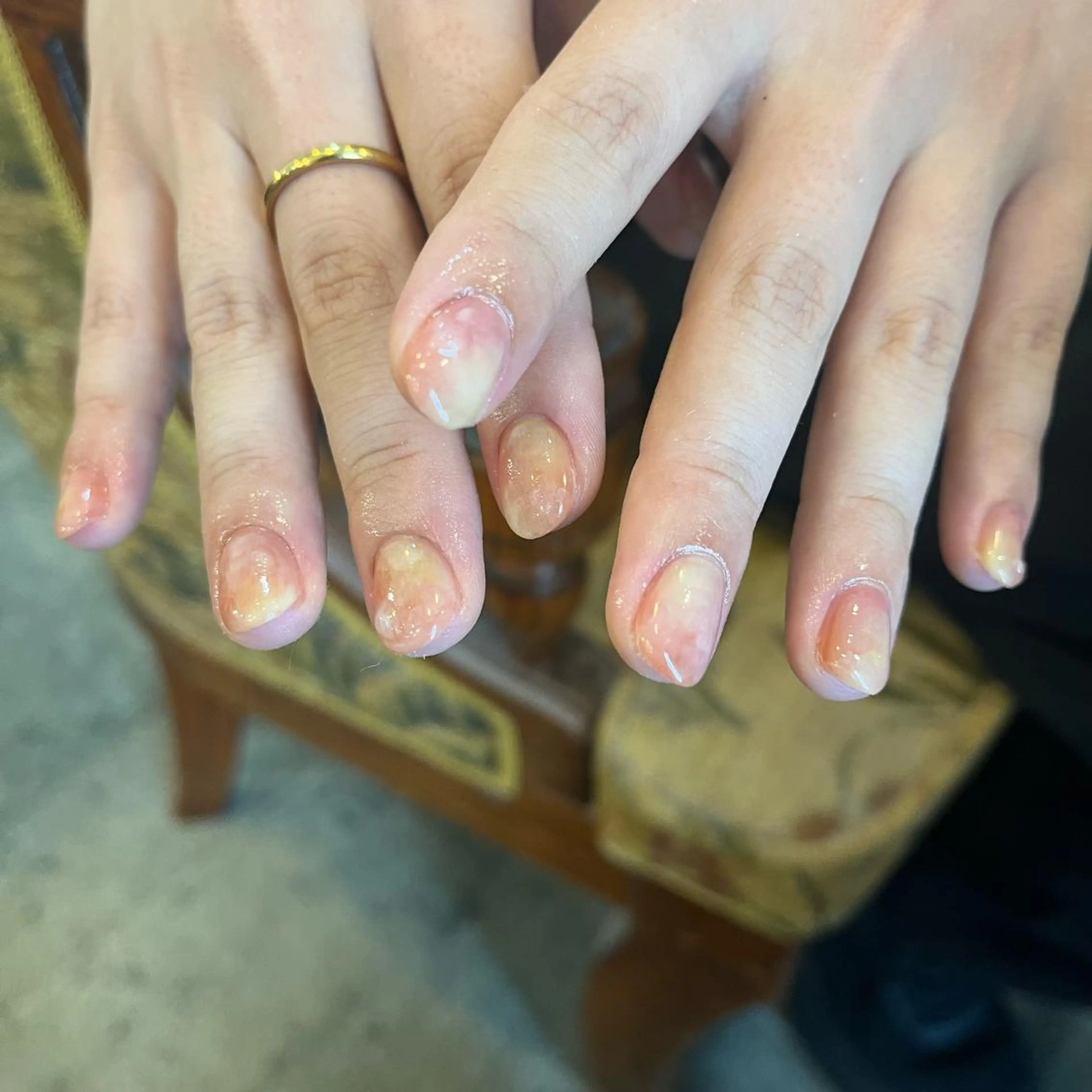 ネイル ハンドネイル Trico Antique所属・岩本 杏のネイルデザイン