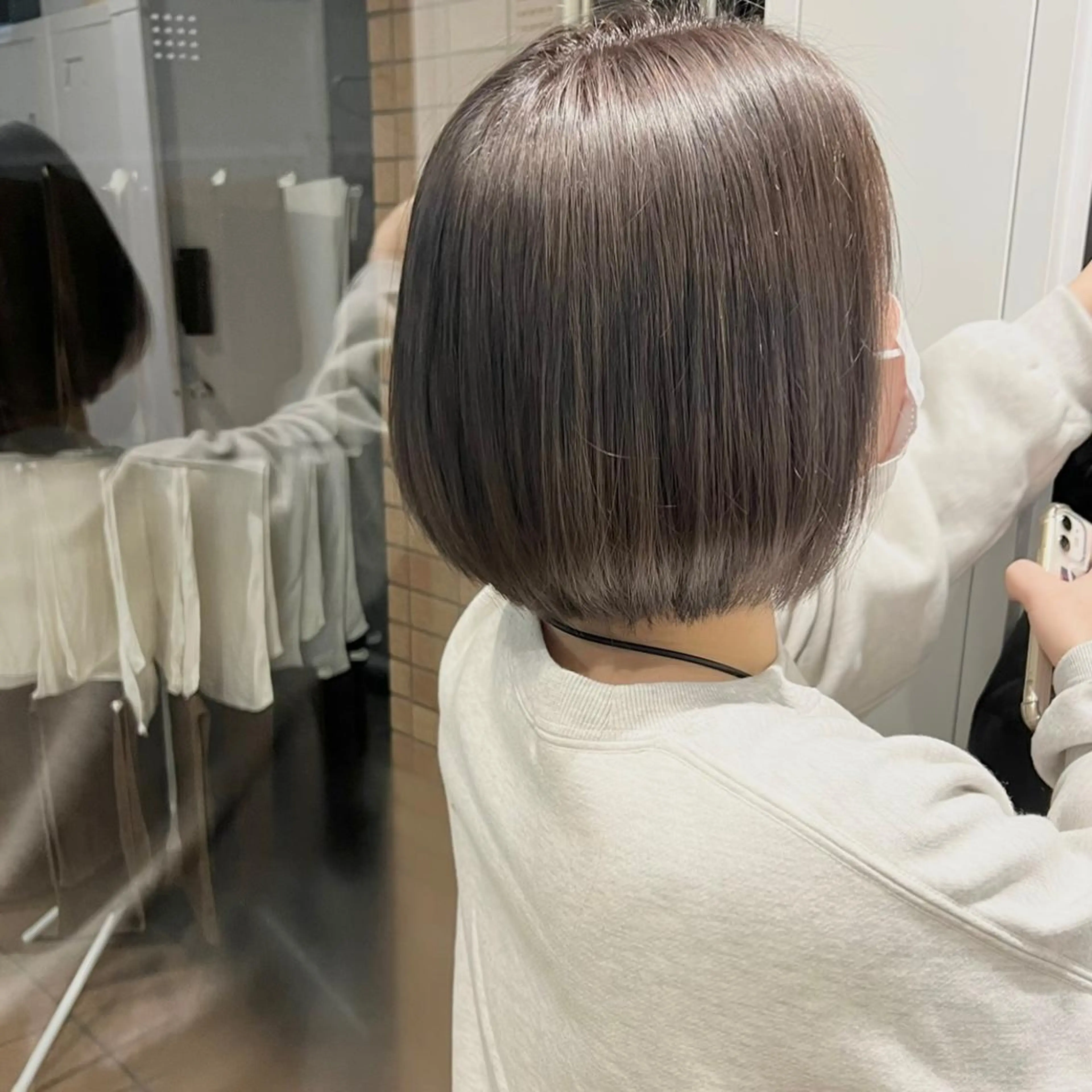 カラー グレージュ .sirohair momoka🫧のヘアスタイル