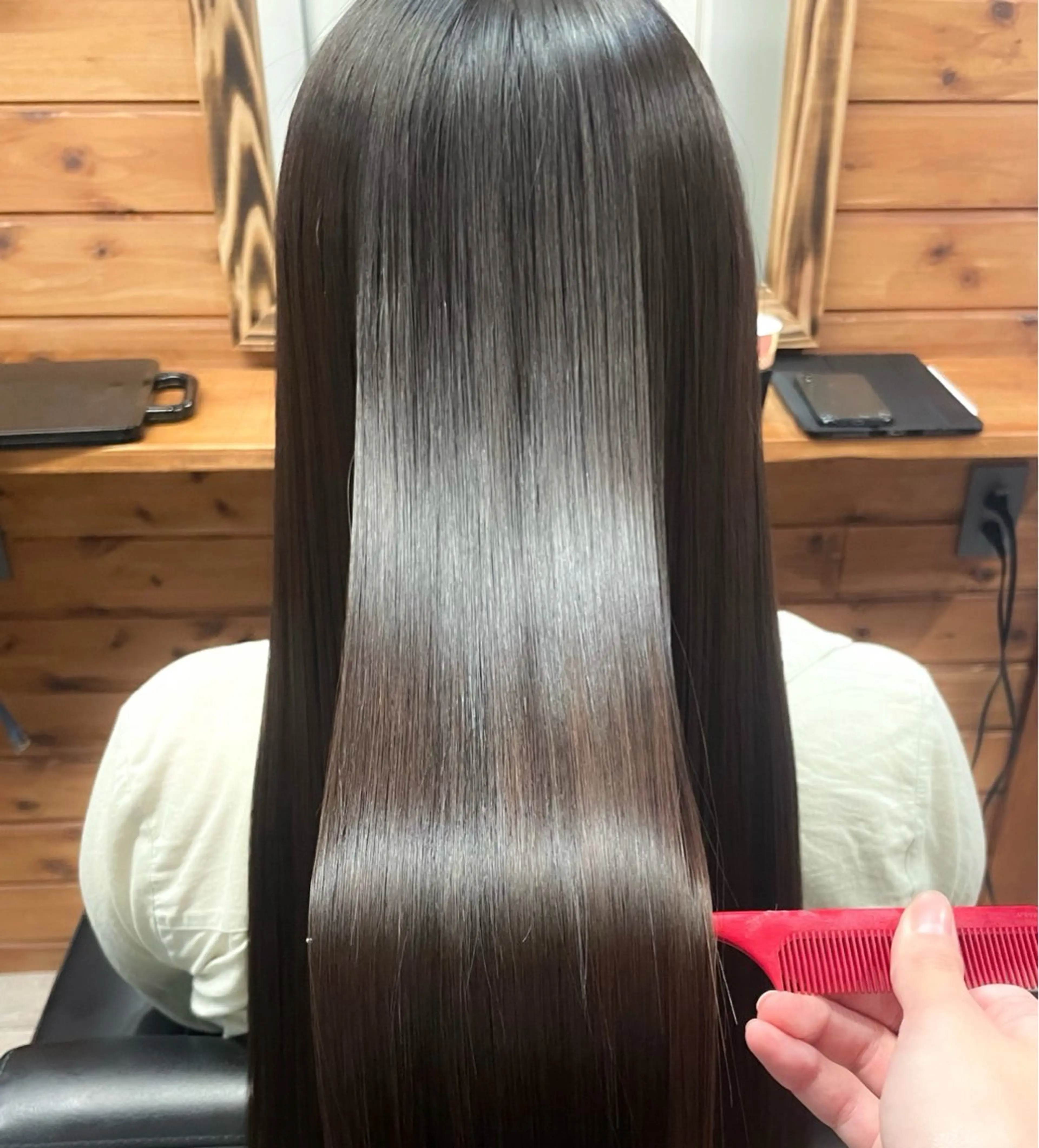 ロング 縮毛矯正 縮毛矯正 MARO 🫧 マロのヘアスタイル
