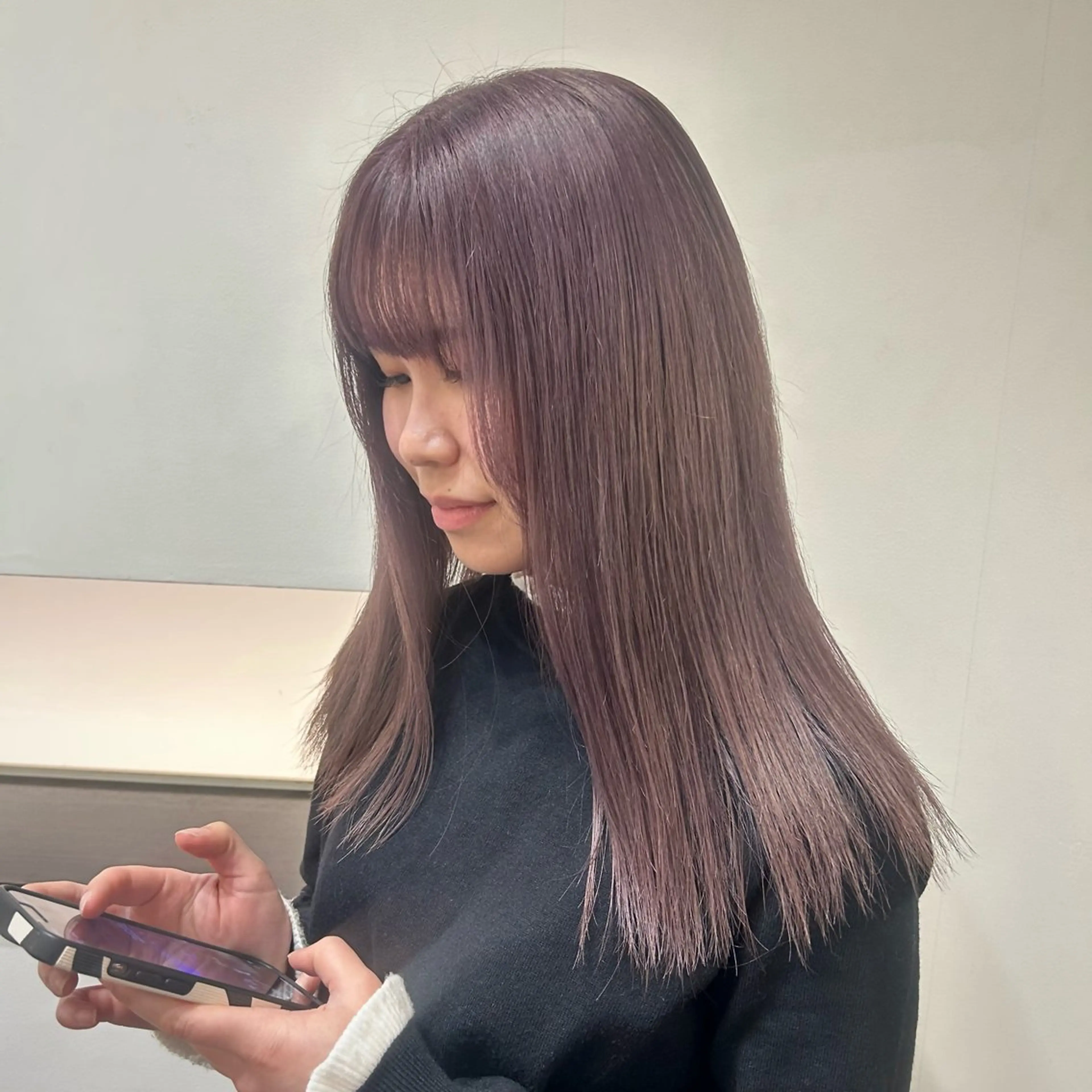 ロング カラー ブリーチ ❣️星野のあ❣️ 優しいダブルブリーチのヘアスタイル