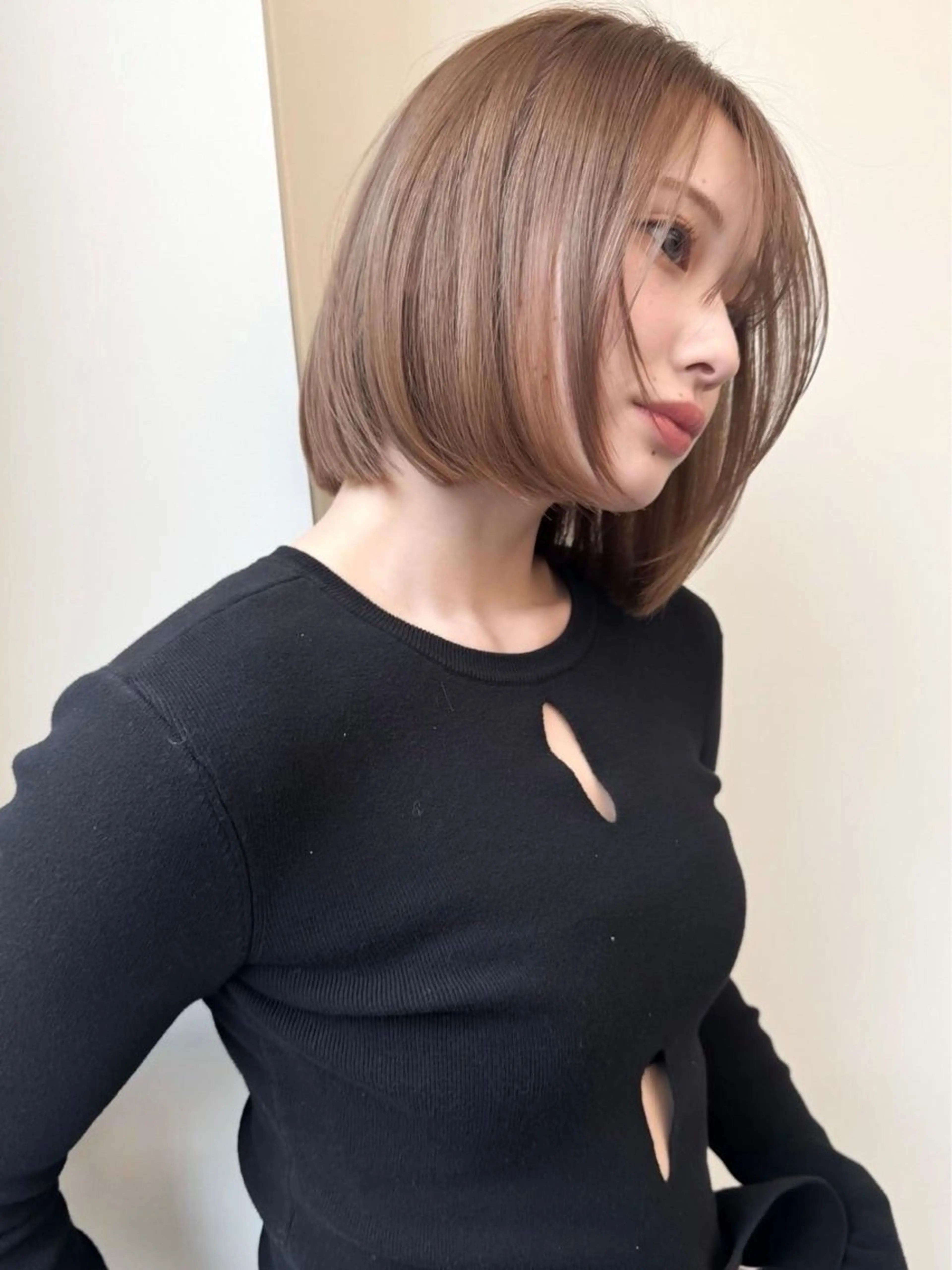 ショート カラー ショートボブ アディクシーカラー バレイヤージュ ブリーチ ケアブリーチ カット ヘアカラー JIL BLAN 京都のヘアスタイル
