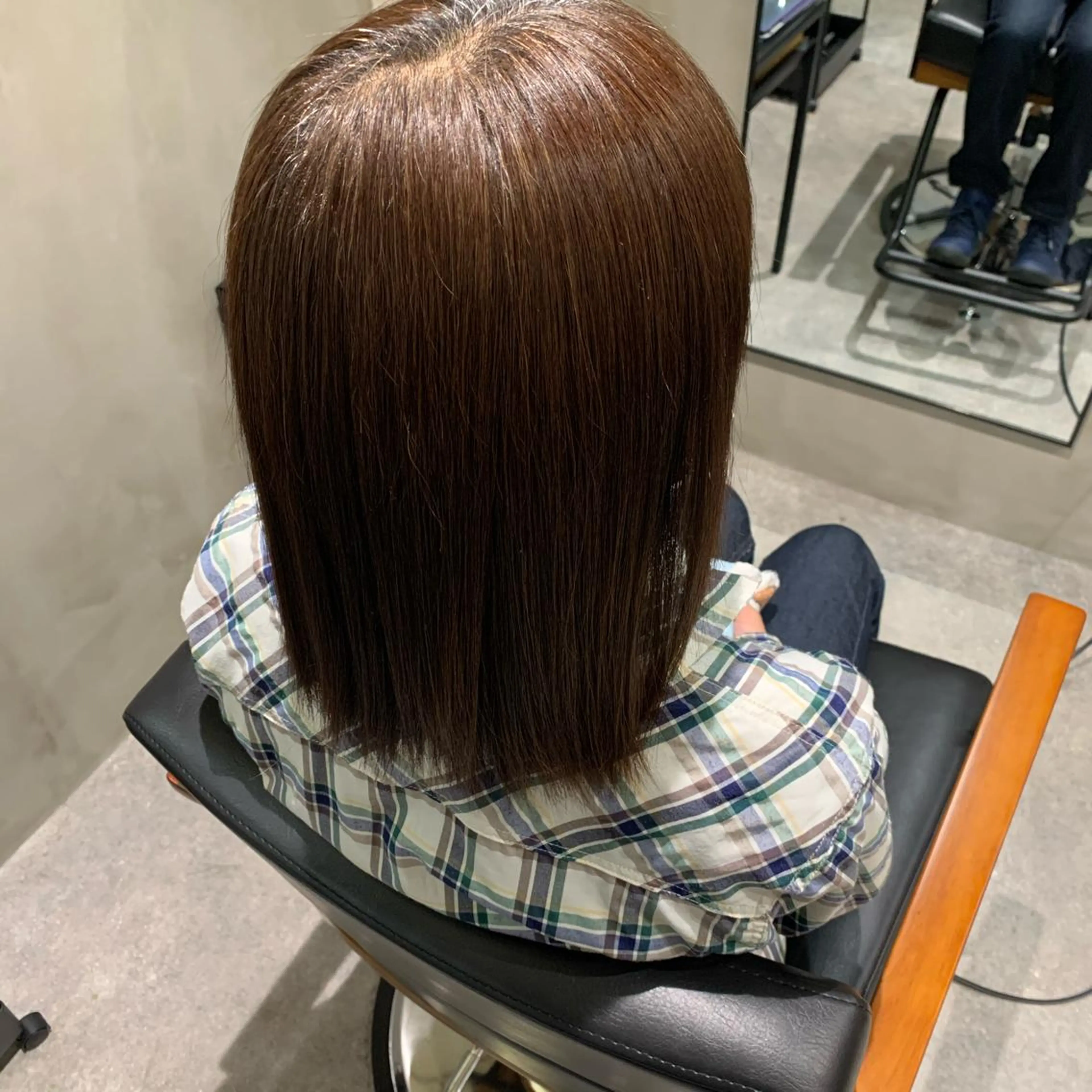 ミディアム パーマ 縮毛矯正 mono.所属・南茨/ヘッドスパ /カット/momoのヘアスタイル