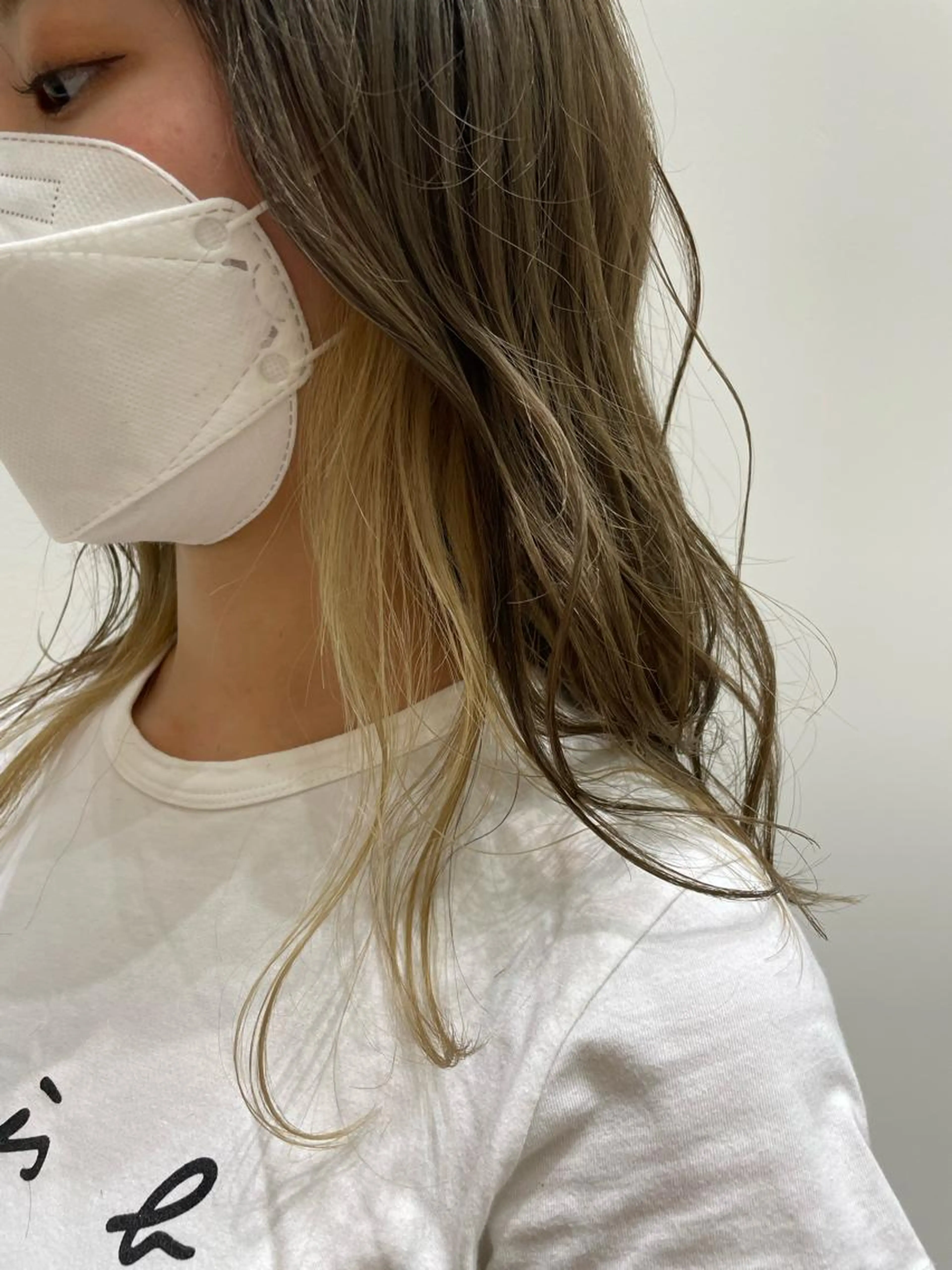 🍒🤍インナー、アクセント+トリートメント🩰❤️の写真