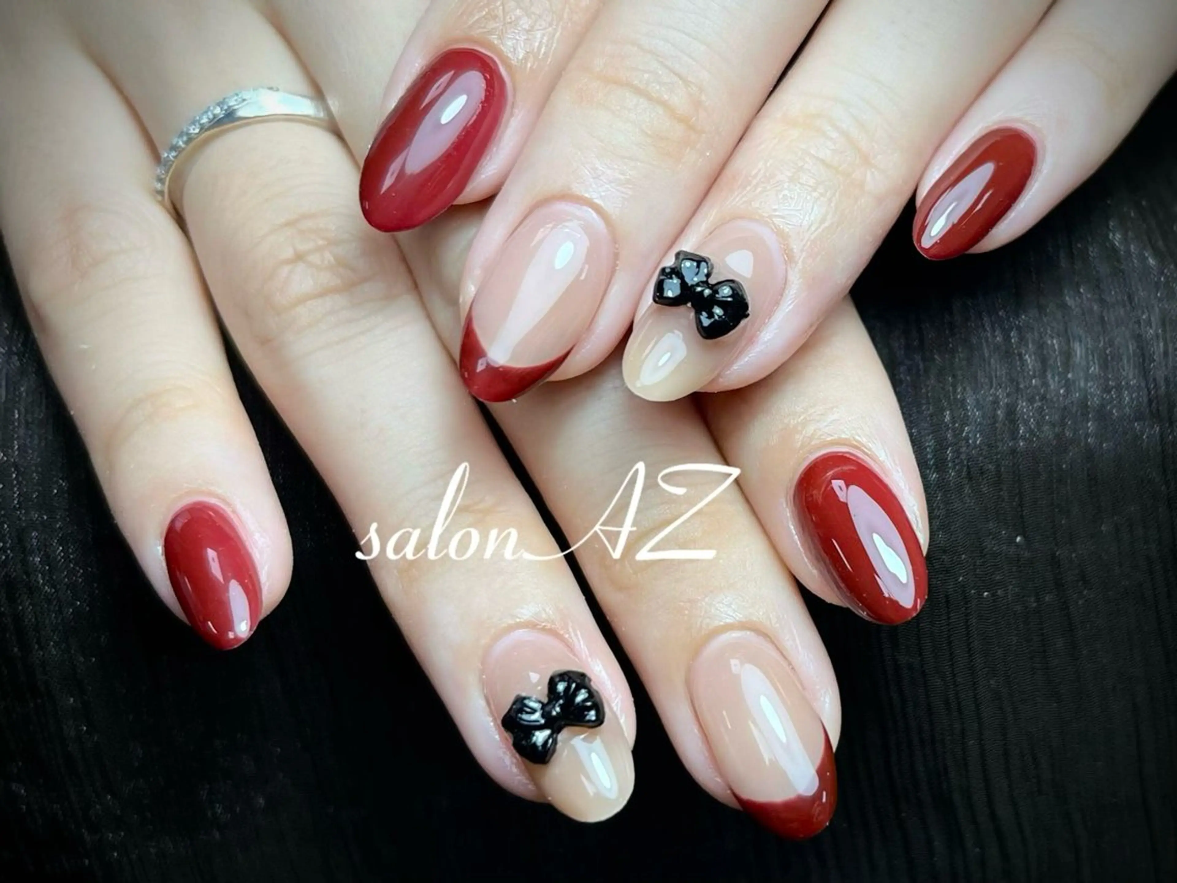 ネイル シンプルネイル ハンドネイル salonAZ トップネイリストのネイルデザイン