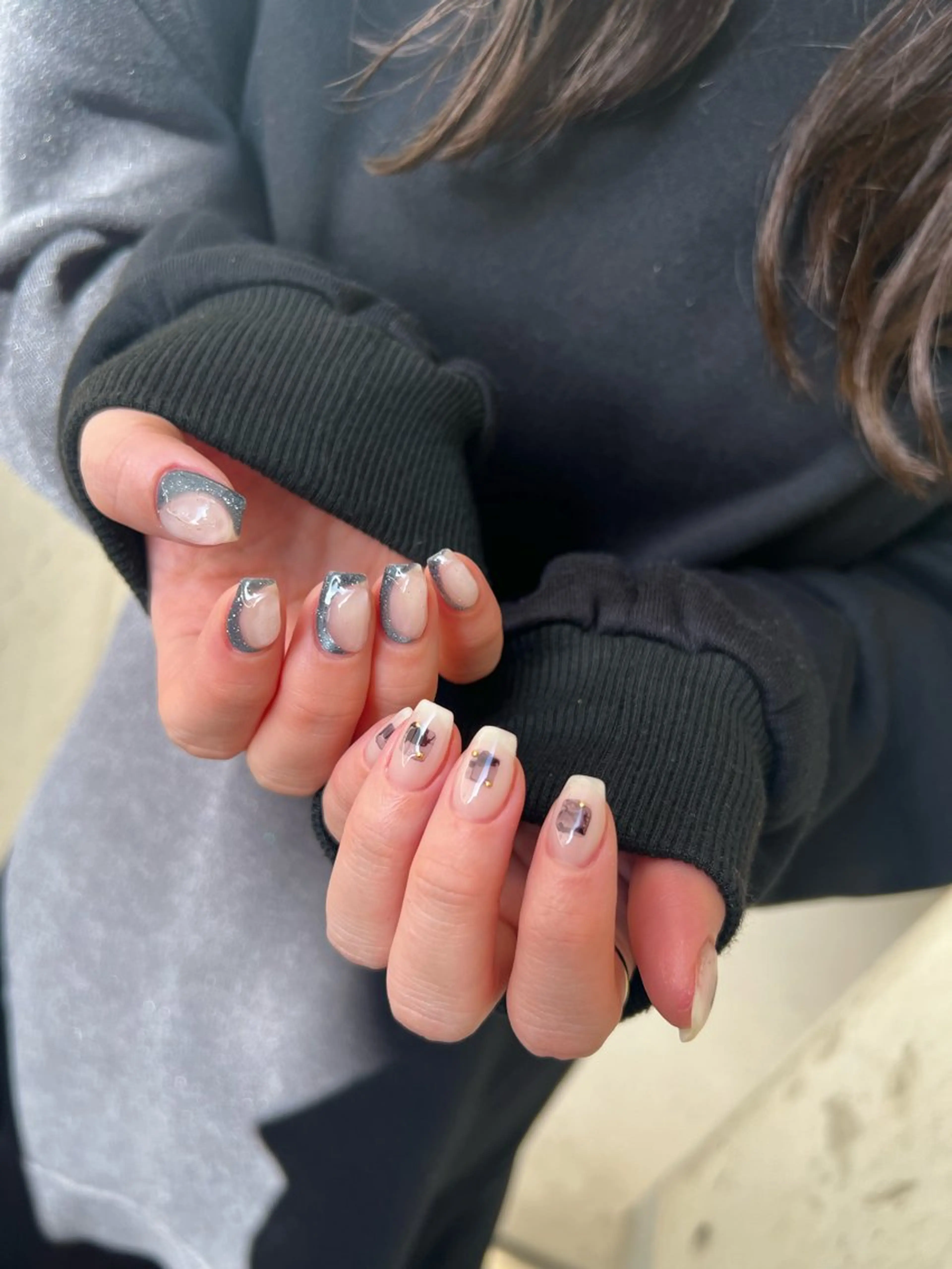 ネイル 持ち込み ニュアンスネイル ハンドネイル ハンドケア Charme. NOBUKOのネイルデザイン
