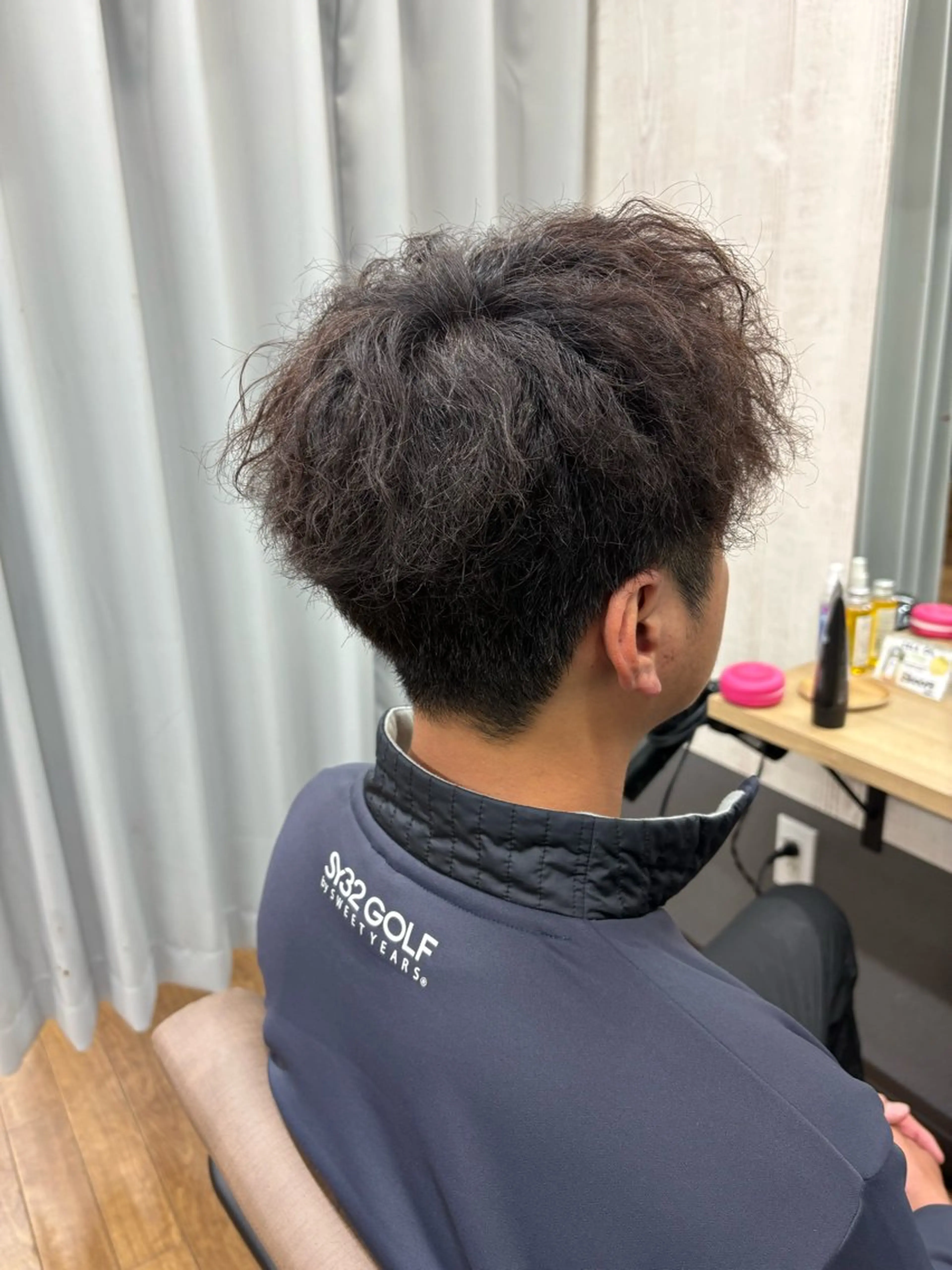 ショート メンズ カット パーマ TELA HAIR 稲毛店　千尋のヘアスタイル