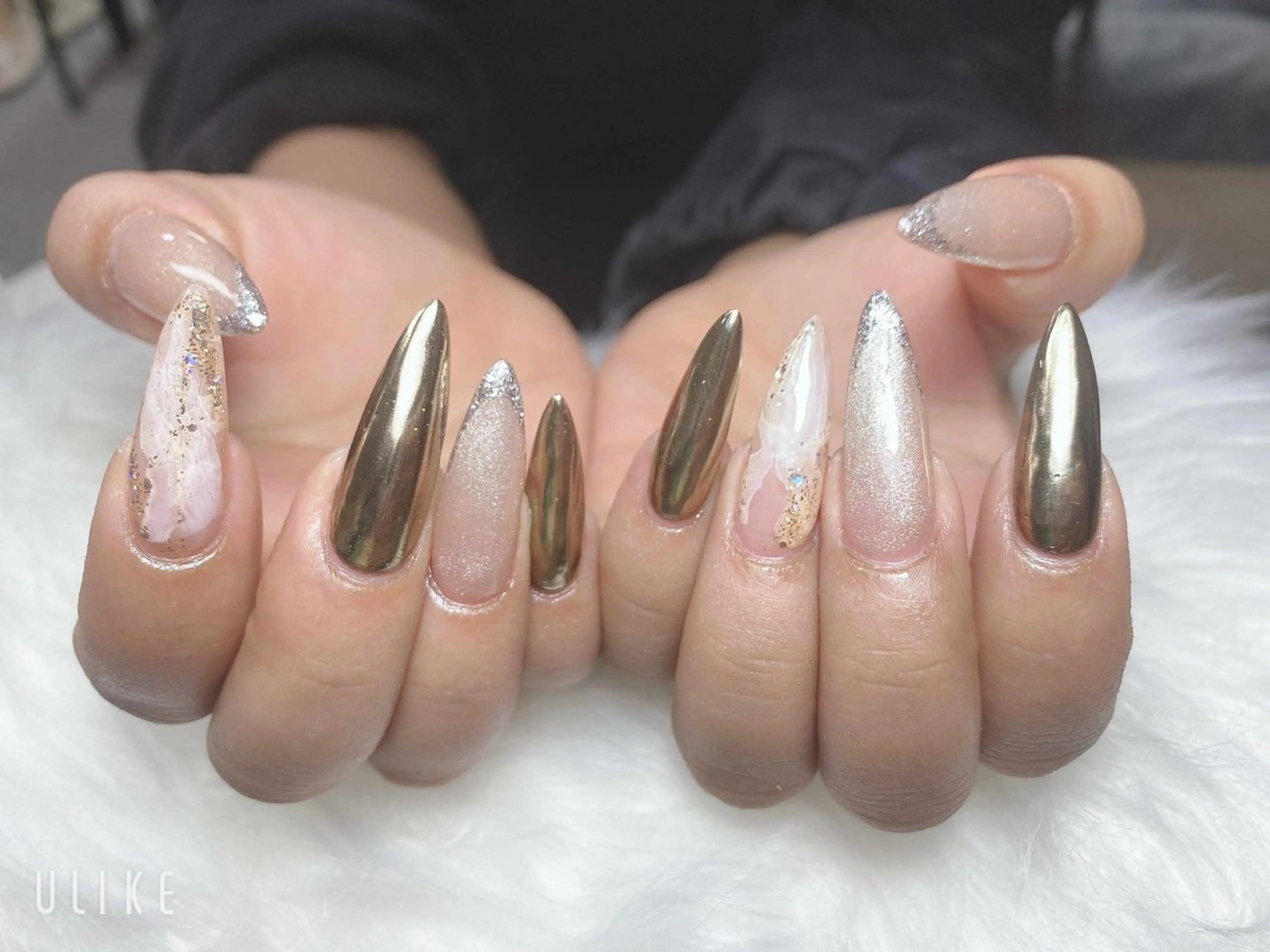 ネイル アートネイル 成人式 ジェルネイル ニュアンスネイル ネイルチップ Kora Nailのネイルデザイン
