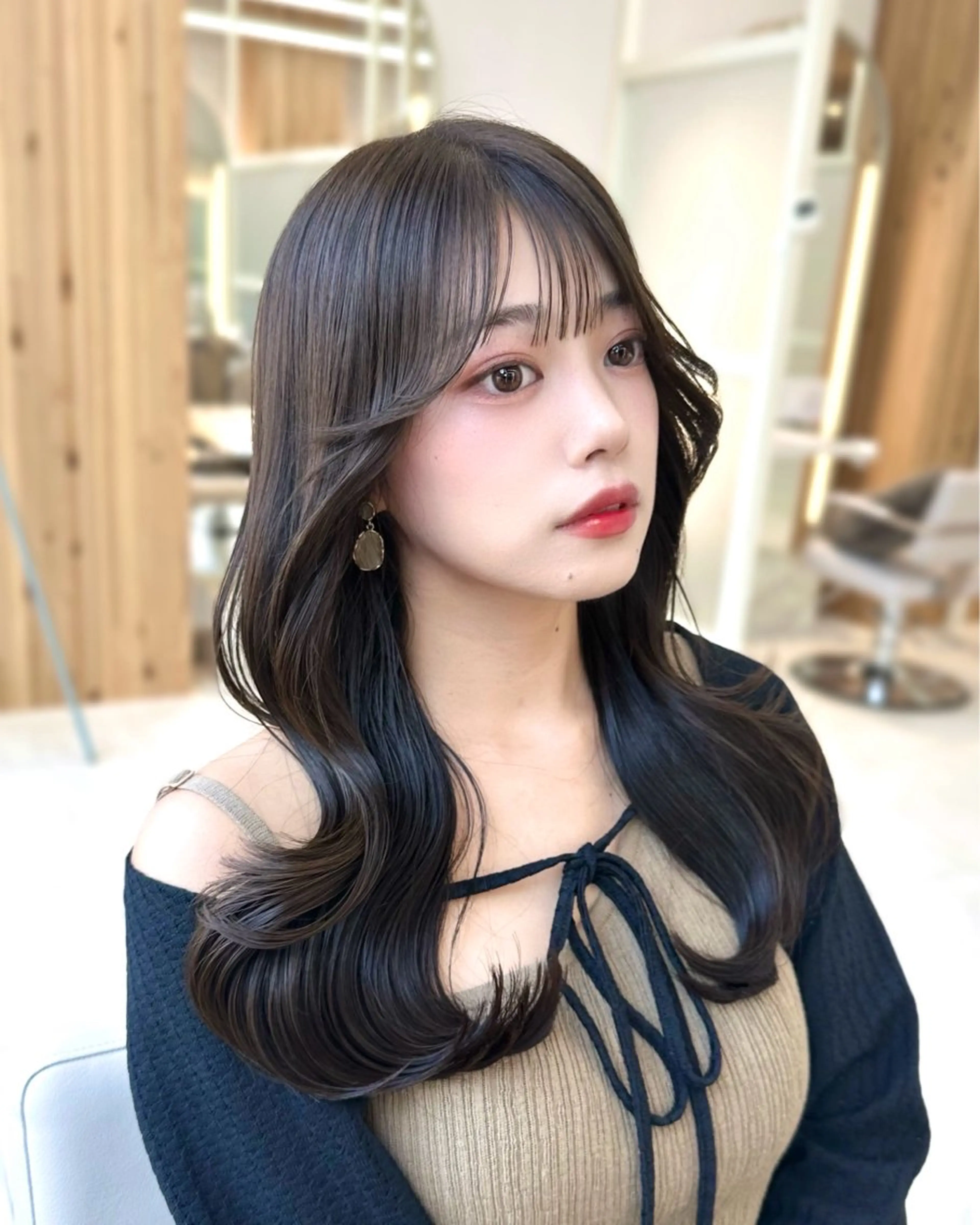 【🇰🇷❤︎韓国𝐒𝐭𝐲𝐥𝐞 ❤︎🇰🇷】韓国式レイヤーカット🎁ayuncheトリートメントの写真