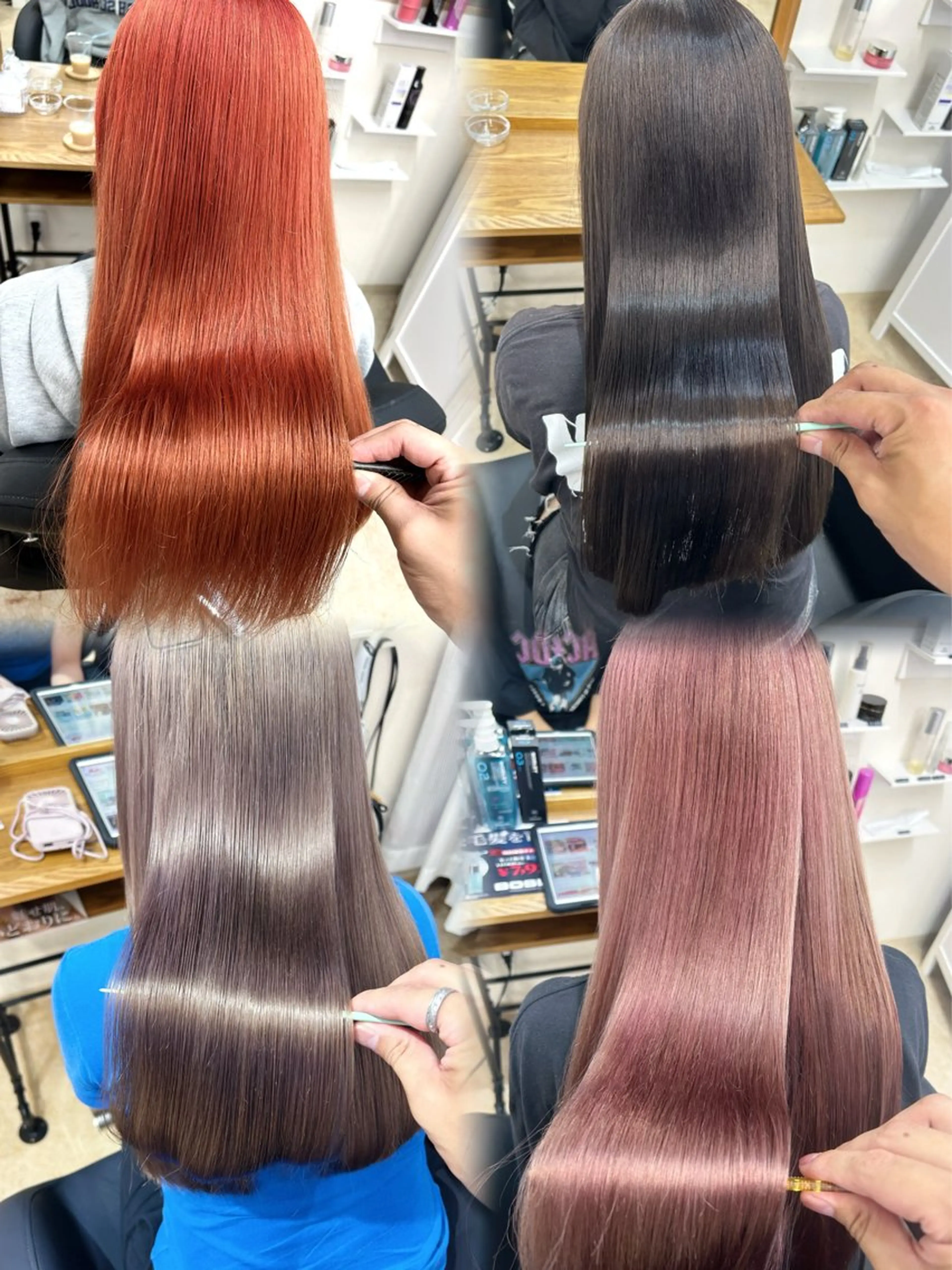 ロング カラー カット ヘアカラー トリートメント ケアブリーチ /髪質 改善/古橋圭史郎のヘアスタイル