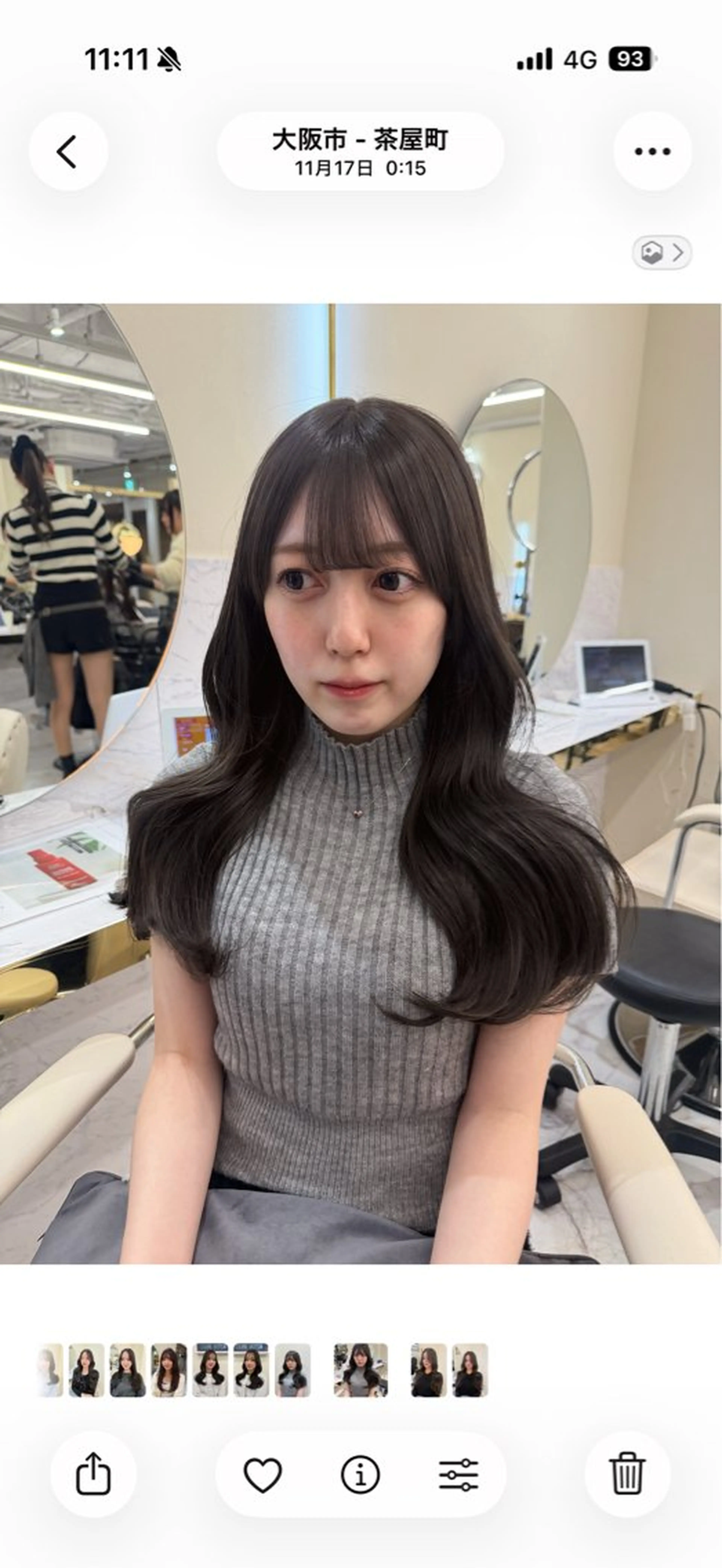 ロング カット ヘアカラー トリートメント 透明感カラー/レイヤ ー/momo🎀のヘアスタイル