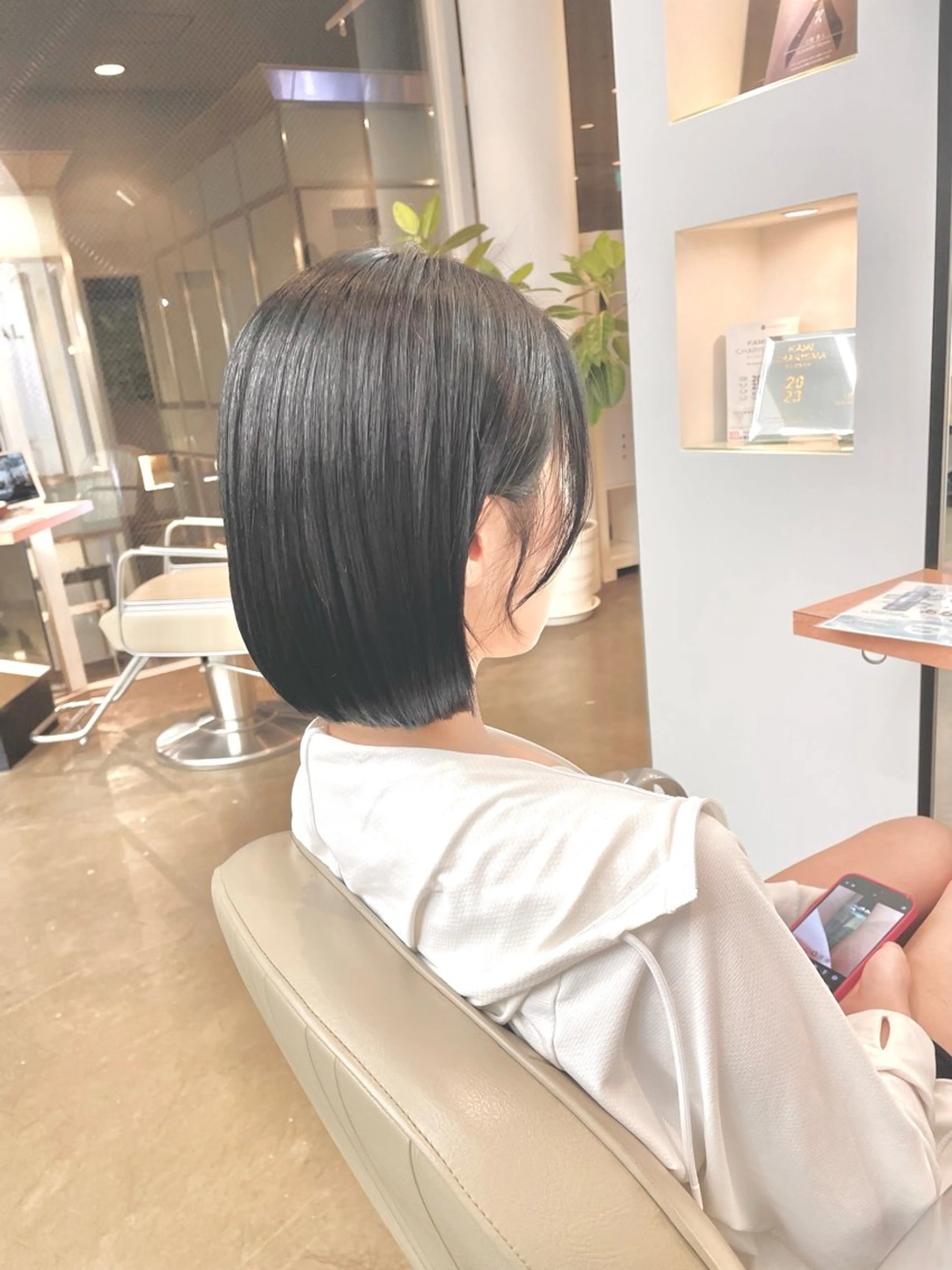 ショート ボブ 韓国風ヘア ♡髪質改善/透明感 カラー/うらら♡のヘアスタイル