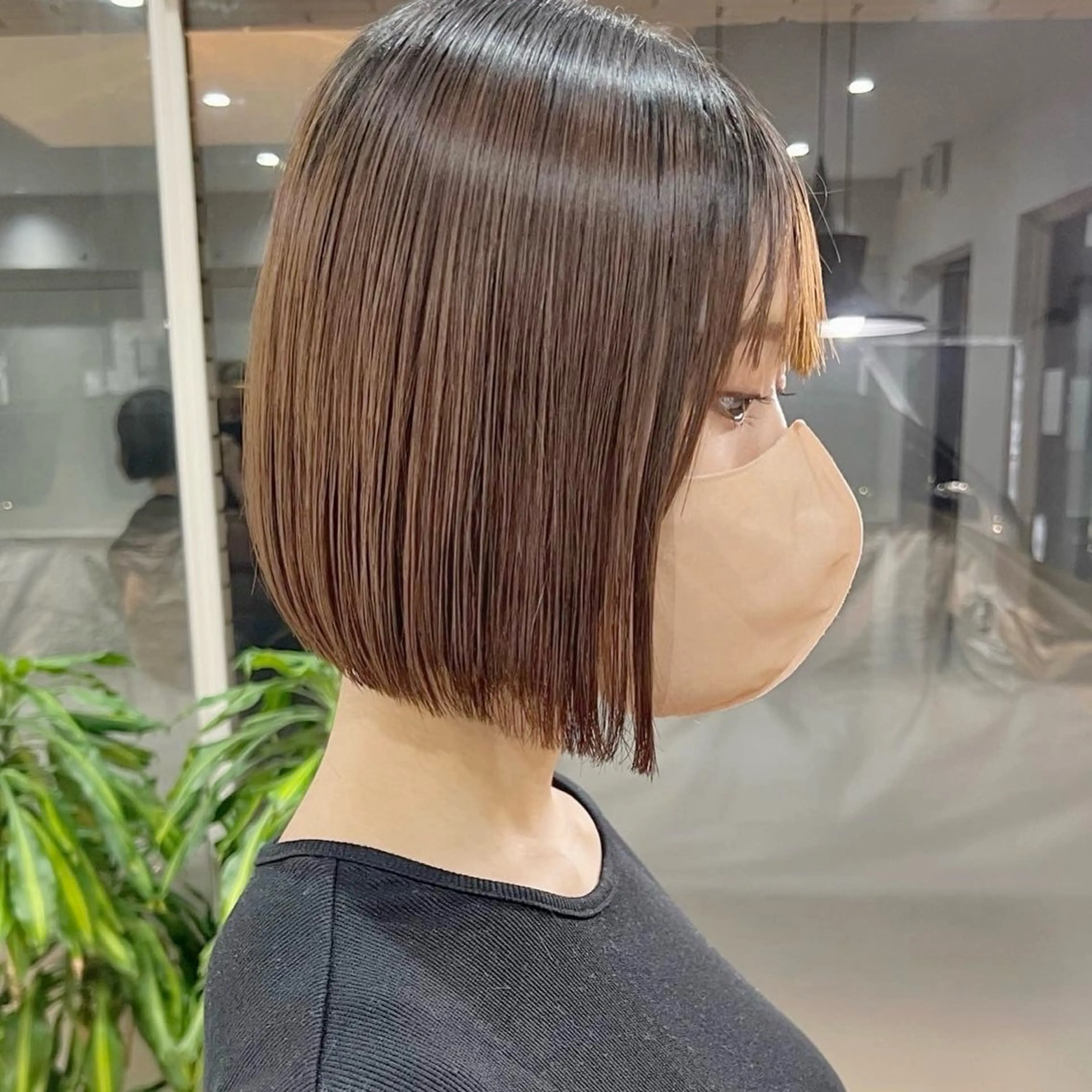 カット＋前髪縮毛矯正の写真