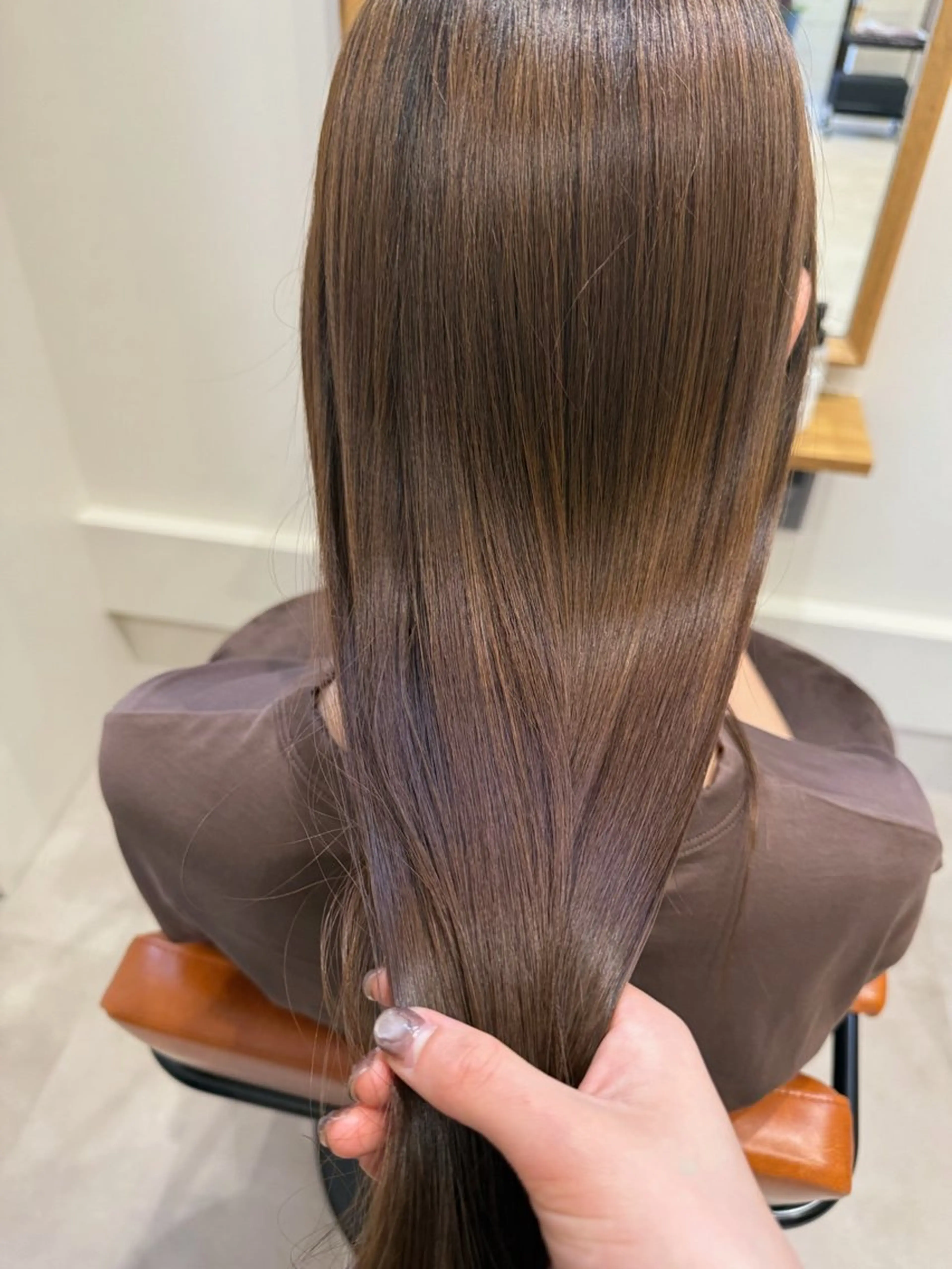 ロング カラー rion🪽 /ワンカラーのヘアスタイル