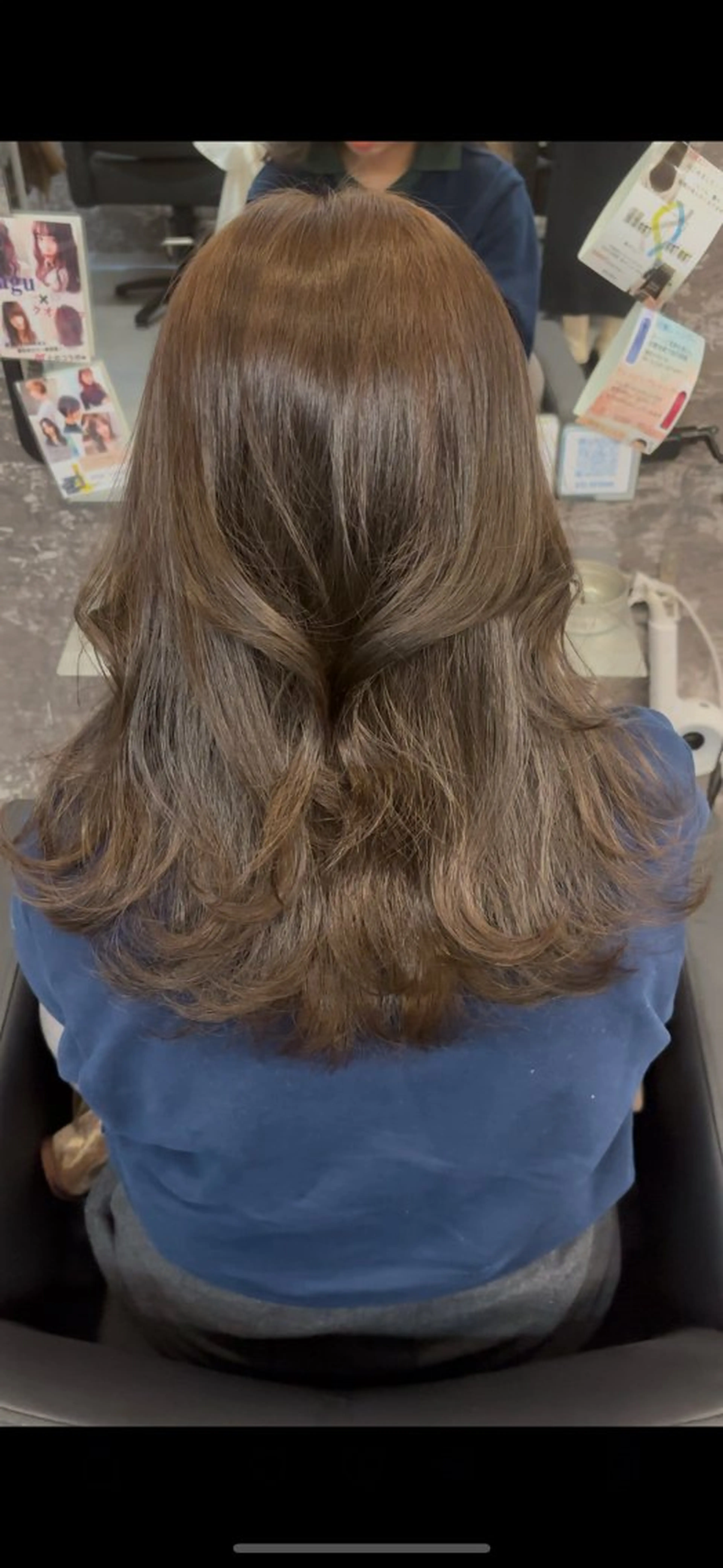 セミロング カット トリートメント レイヤーカット🫧艶 カラー/LILICAのヘアスタイル