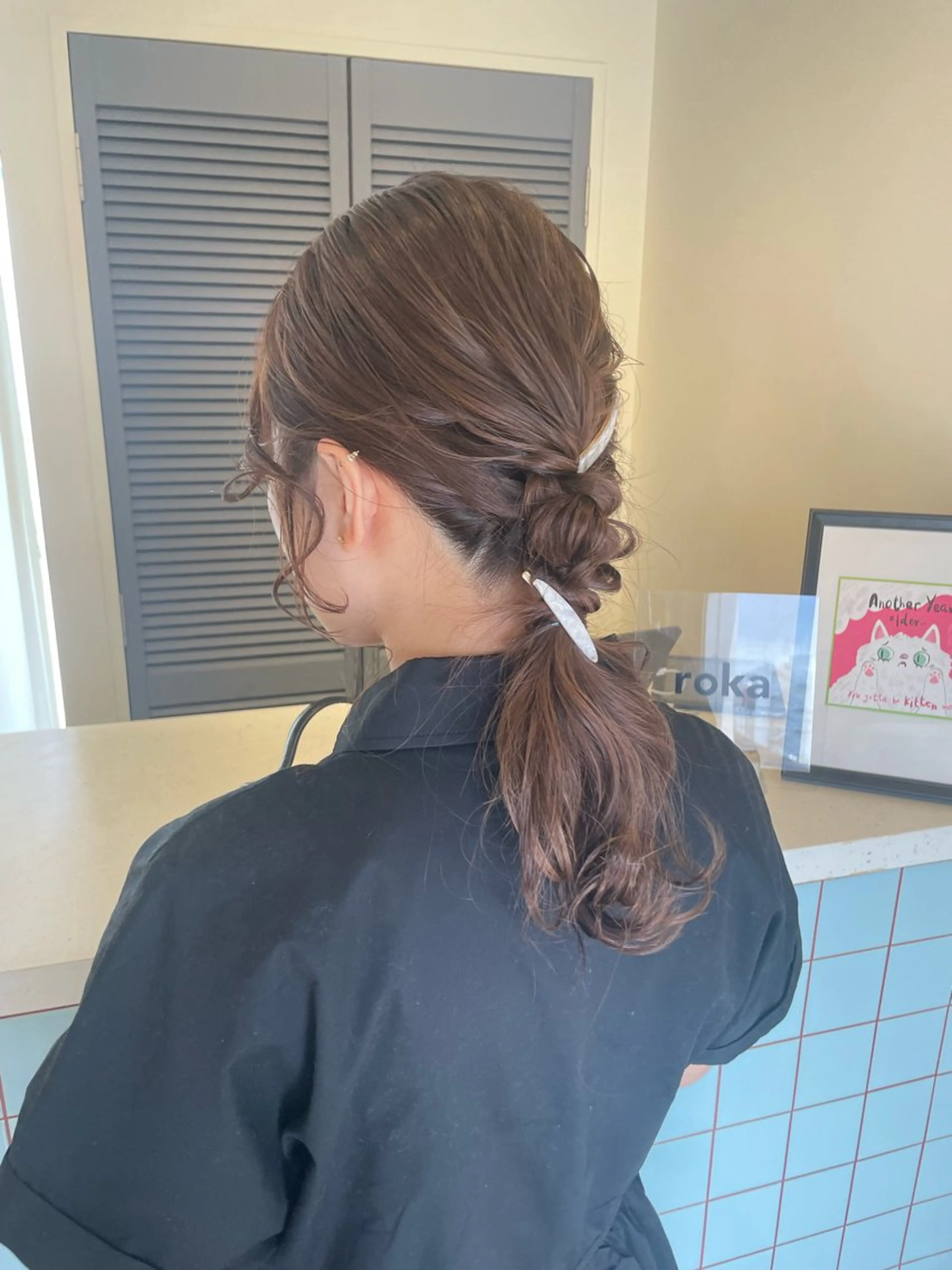 ヘアアレンジ カット トリートメント ヘアセット 若月 あやかのヘアスタイル