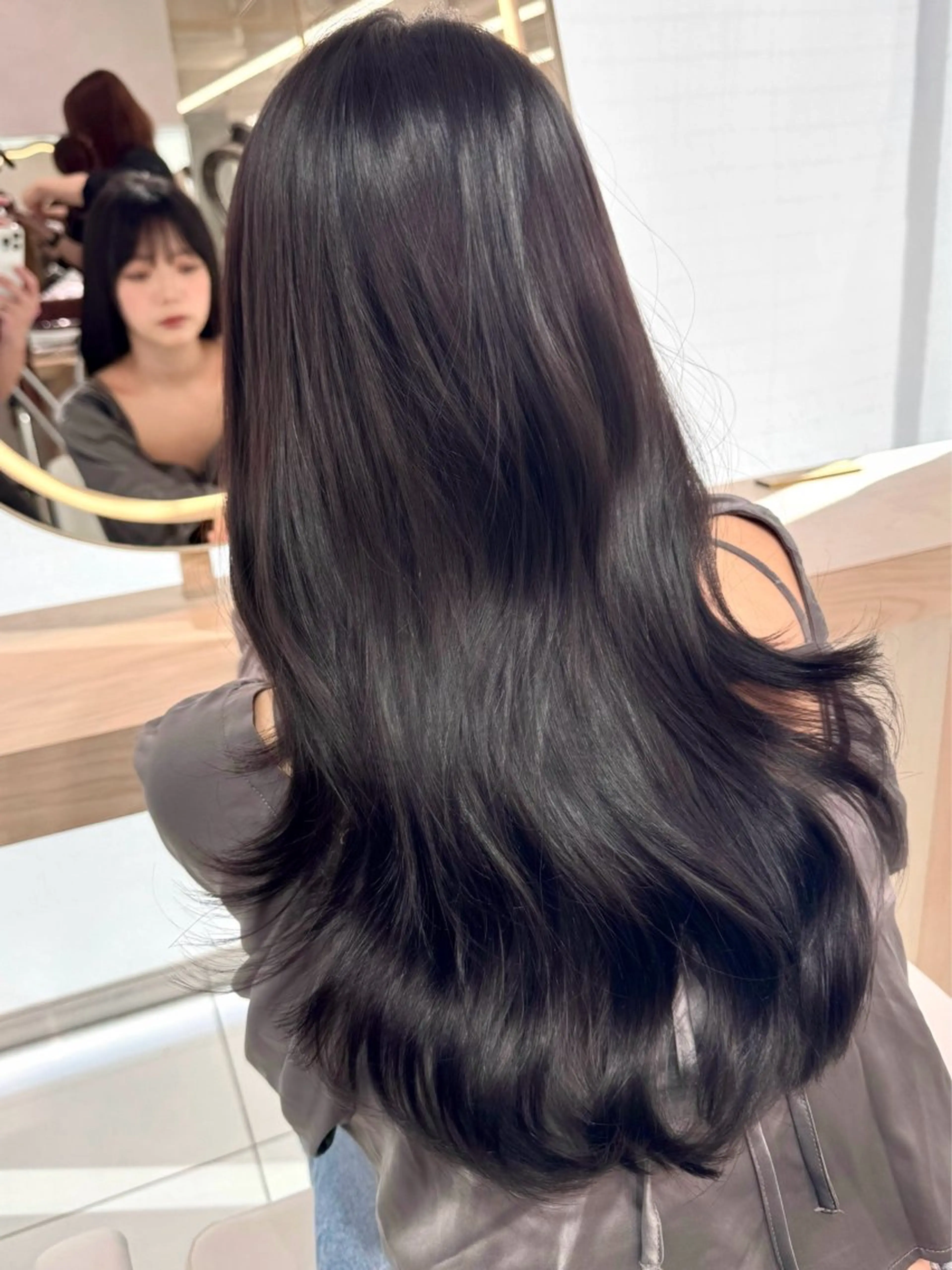 ロング ヘアカラー トリートメント ✨髪質改善/透明感 カラー🪽FUUMAのヘアスタイル