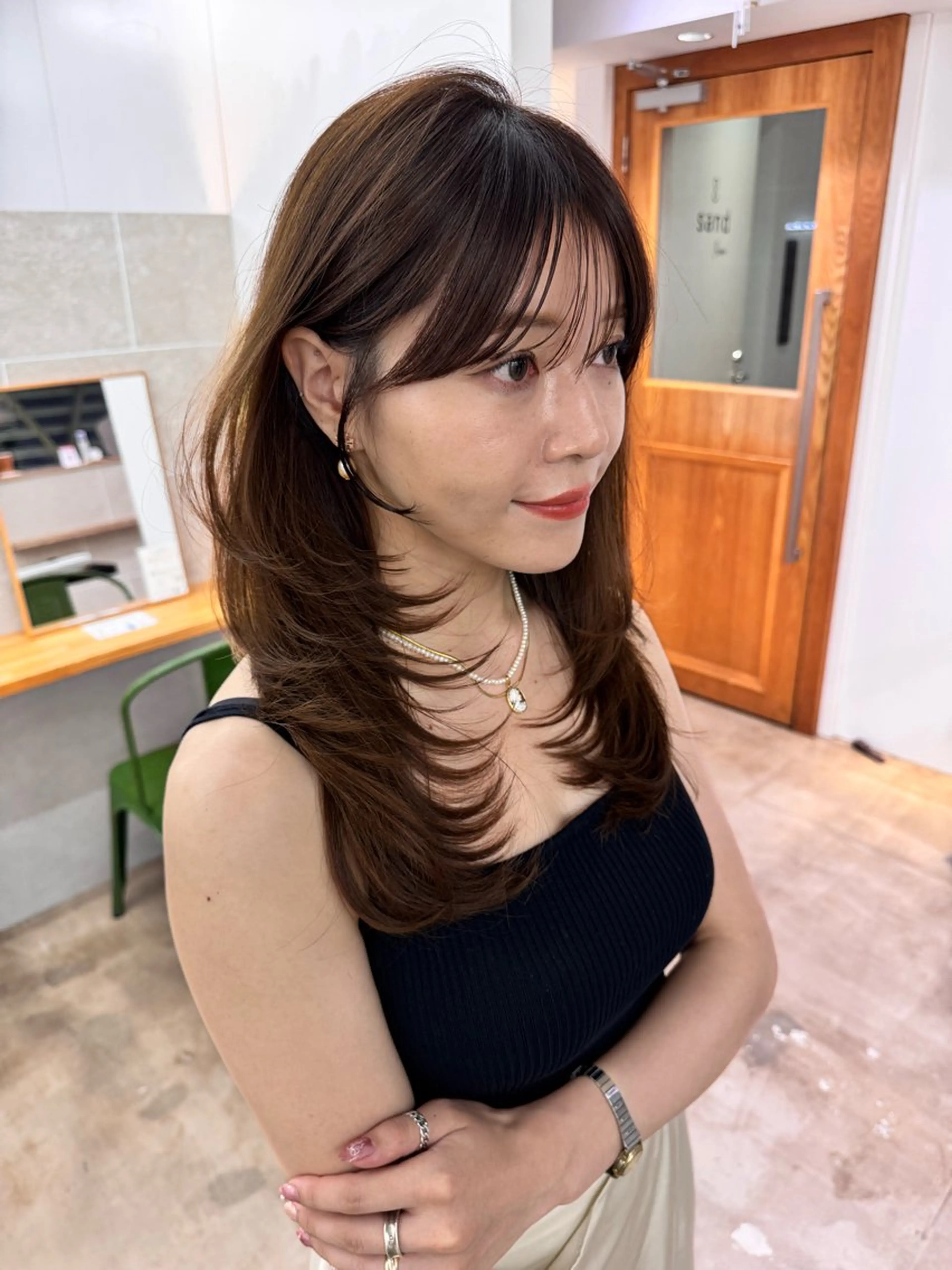 ロング 🌈レイヤーカット 表参道sandノスケのヘアスタイル