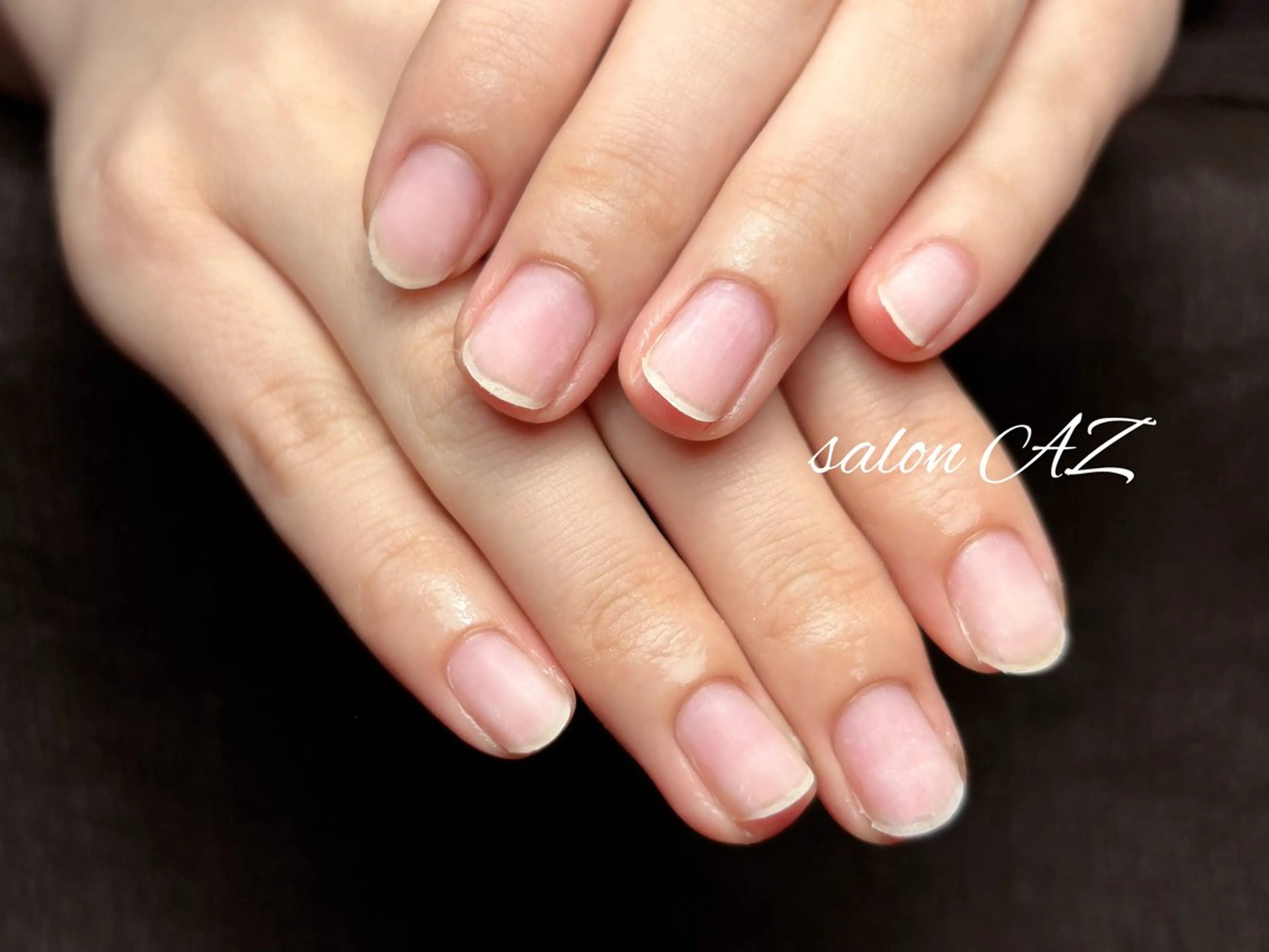 ネイル アートネイル 長さ出し フットネイル フレンチネイル ジェルネイル オフのみ(ネイル) salonAZ トップネイリストのネイルデザイン