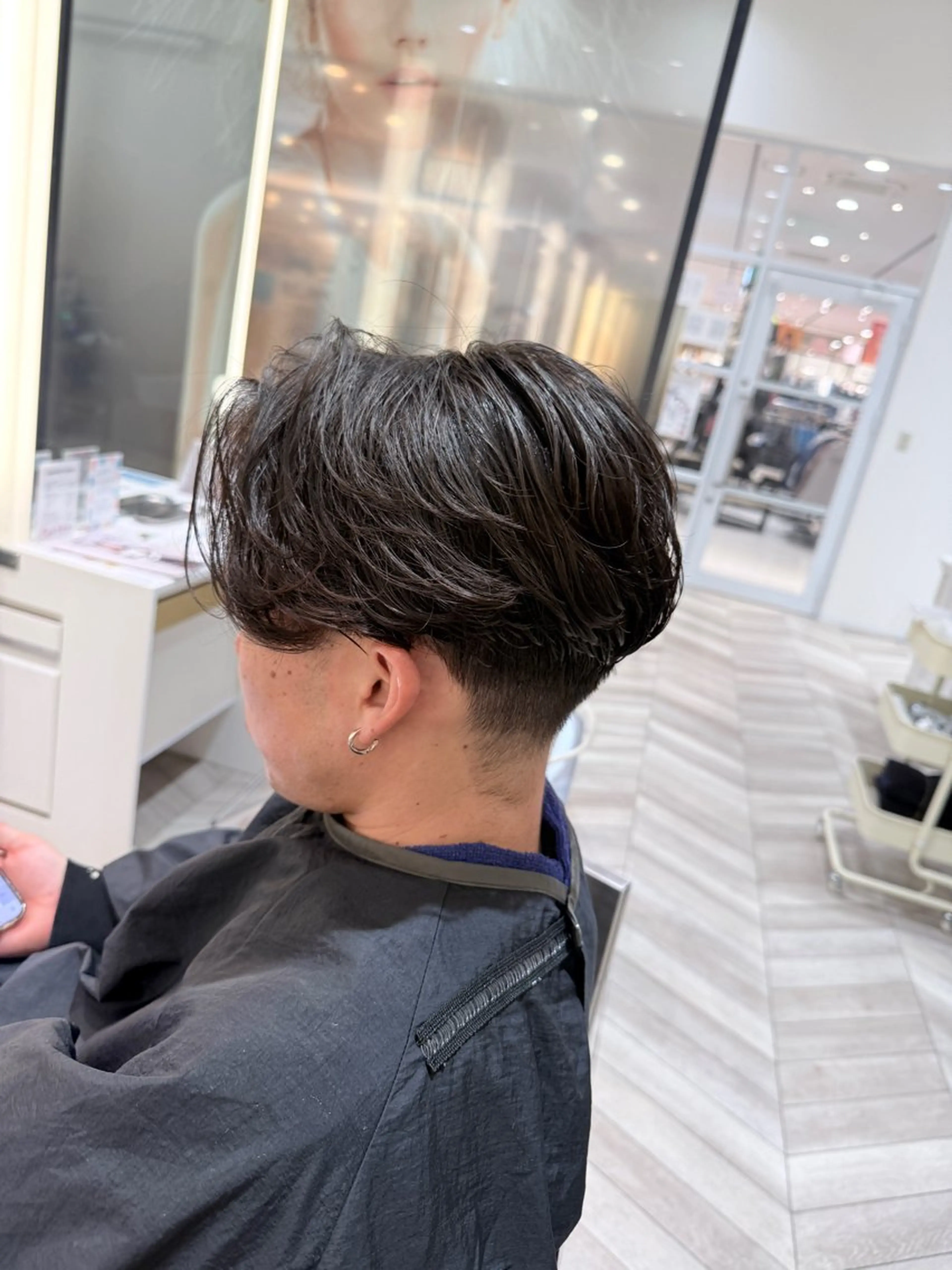 パーマ メンズ 幕内 梨乃亜のヘアスタイル