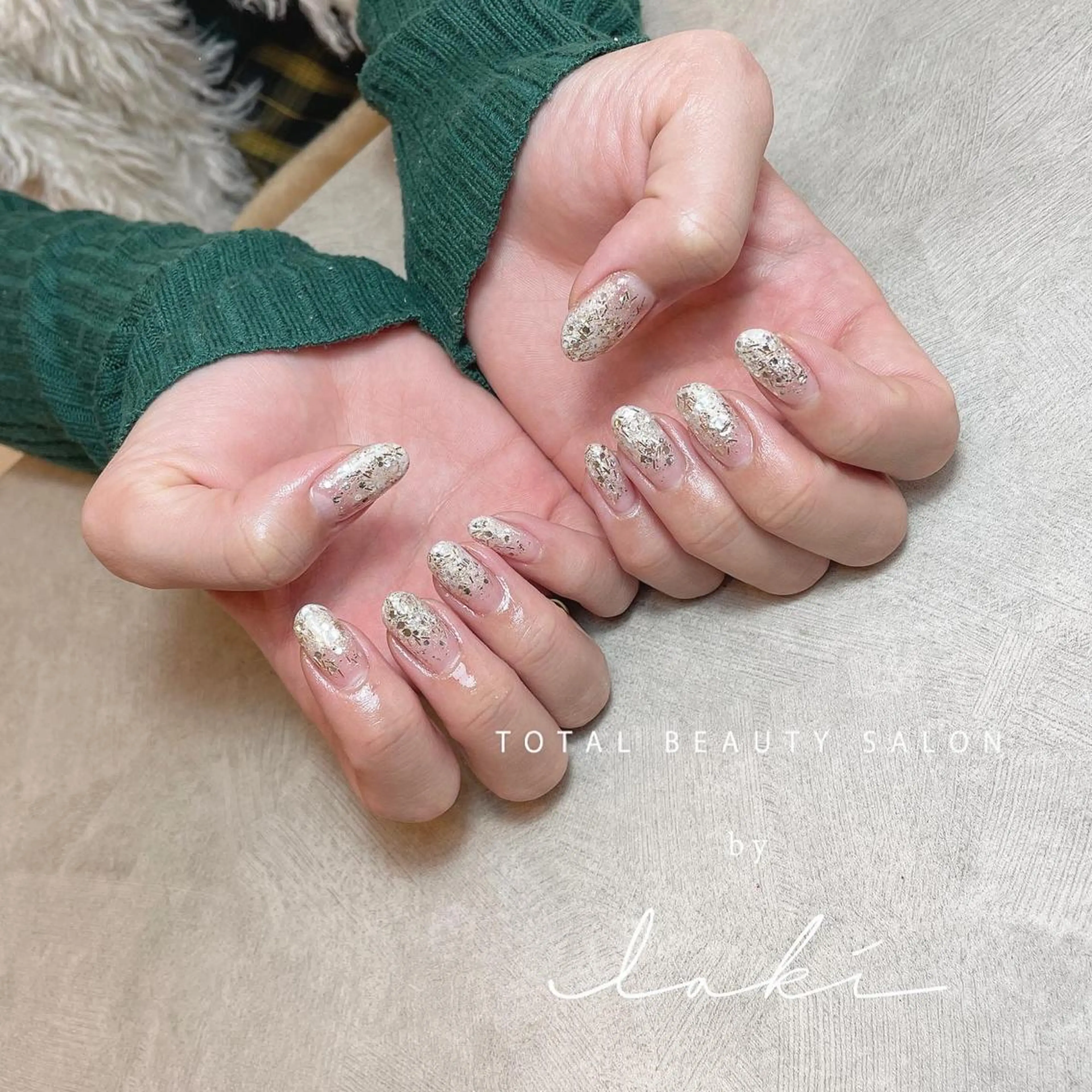 ネイル ラメ(グリッター) ラメグラデーション my&所属・my&_ maimiのネイルデザイン