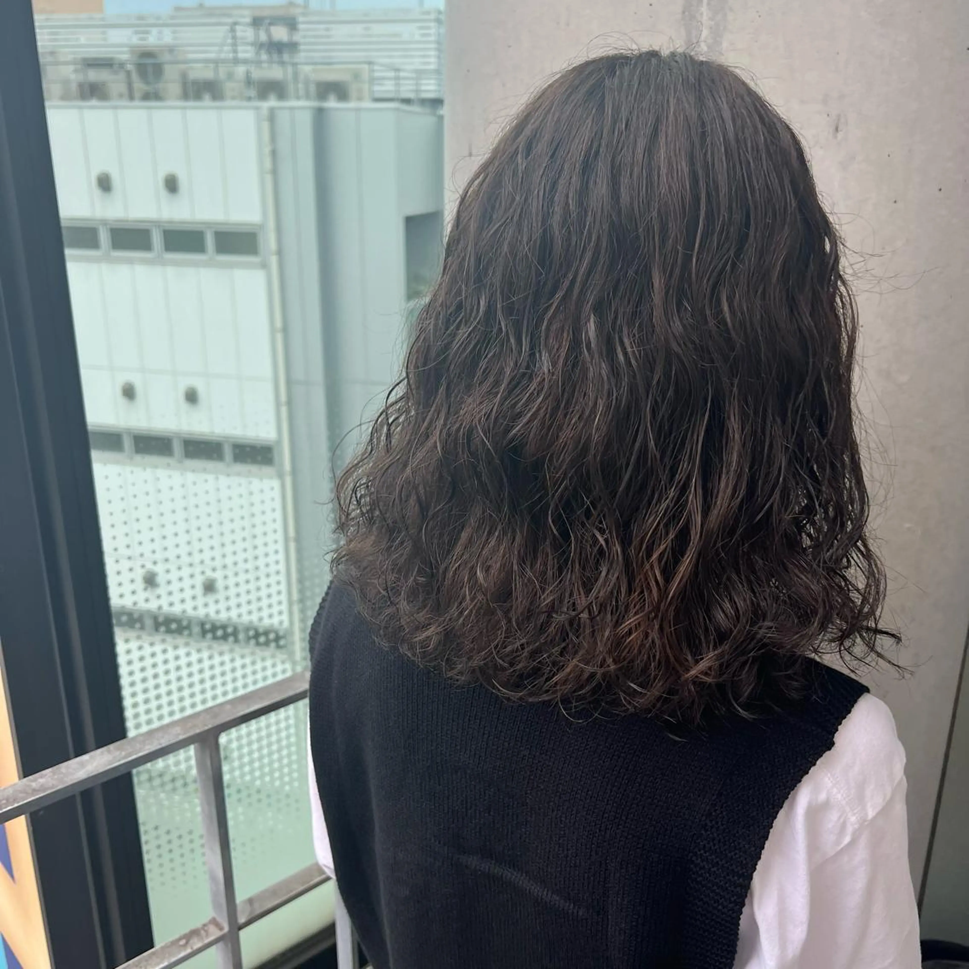 セミロング パーマ SALOWIN川崎WEST店所属・🌷川崎/アレンジ/ 暖色ボブ/コトネ🌷のヘアスタイル