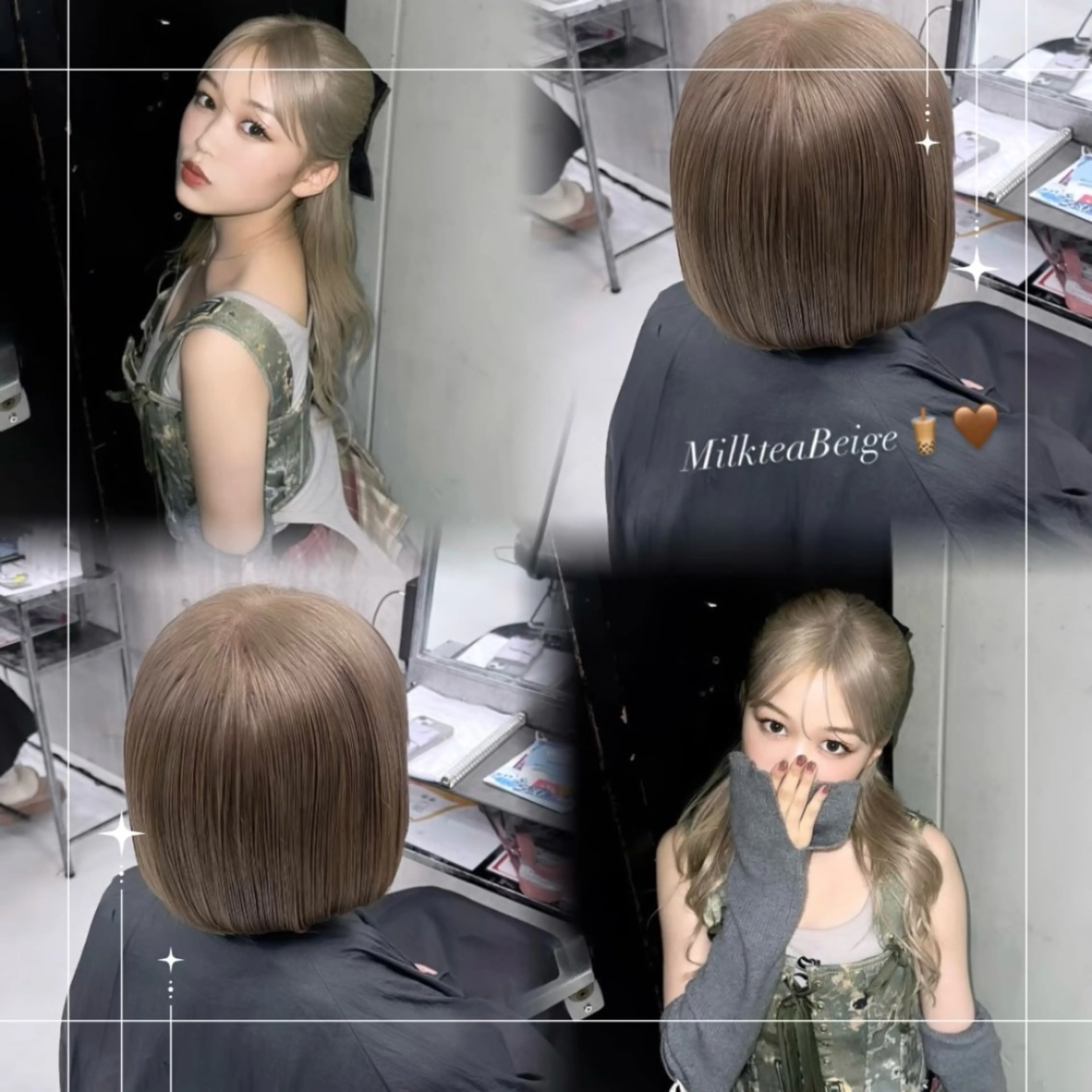 ショート ヘアカラー 🪼RINA/寒色 艶髪カラー💙のヘアスタイル