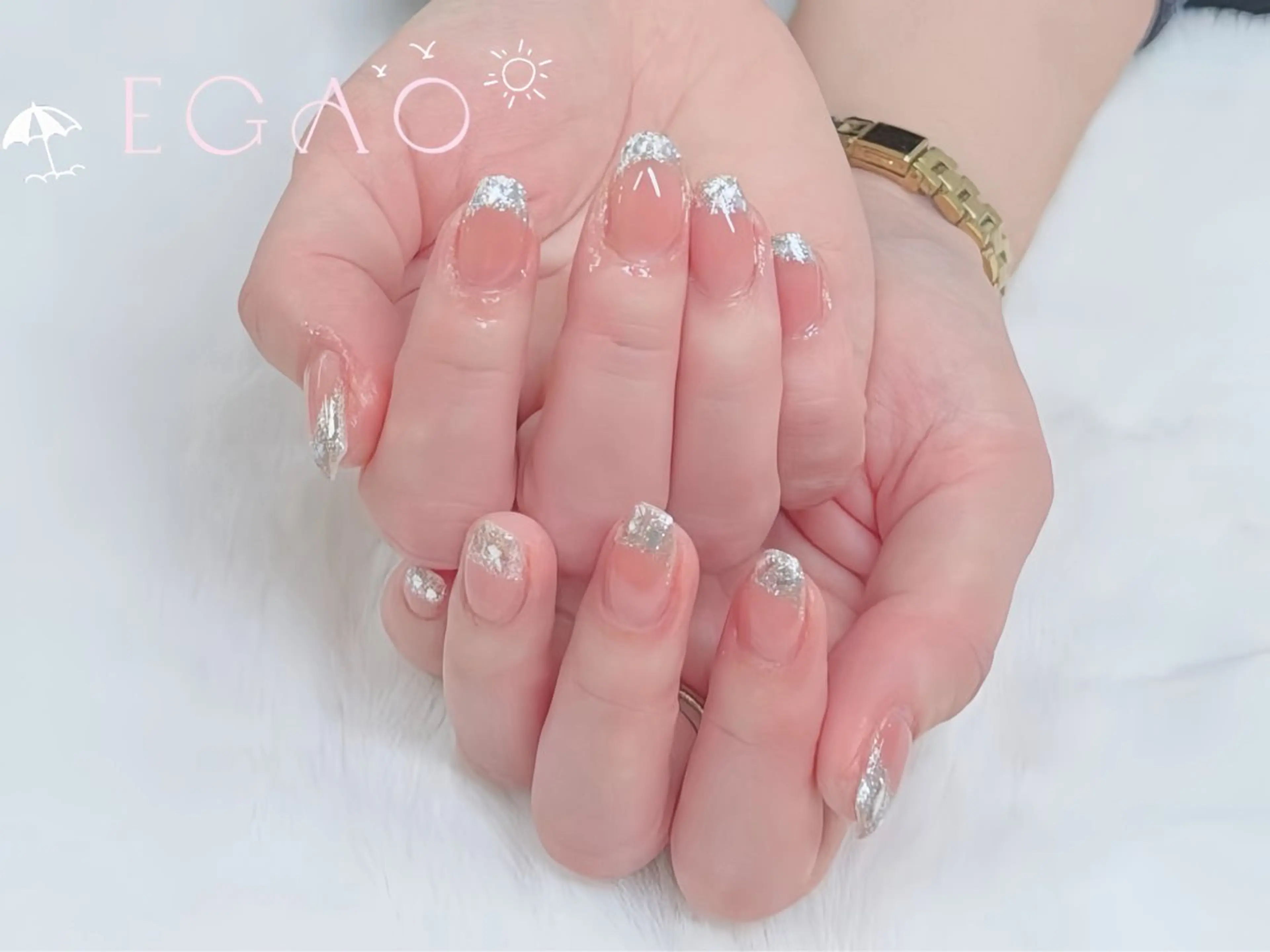ネイル アートネイル フットネイル フレンチネイル ジェルネイル グラデーション ハンドネイル Egao Nail Salonのネイルデザイン