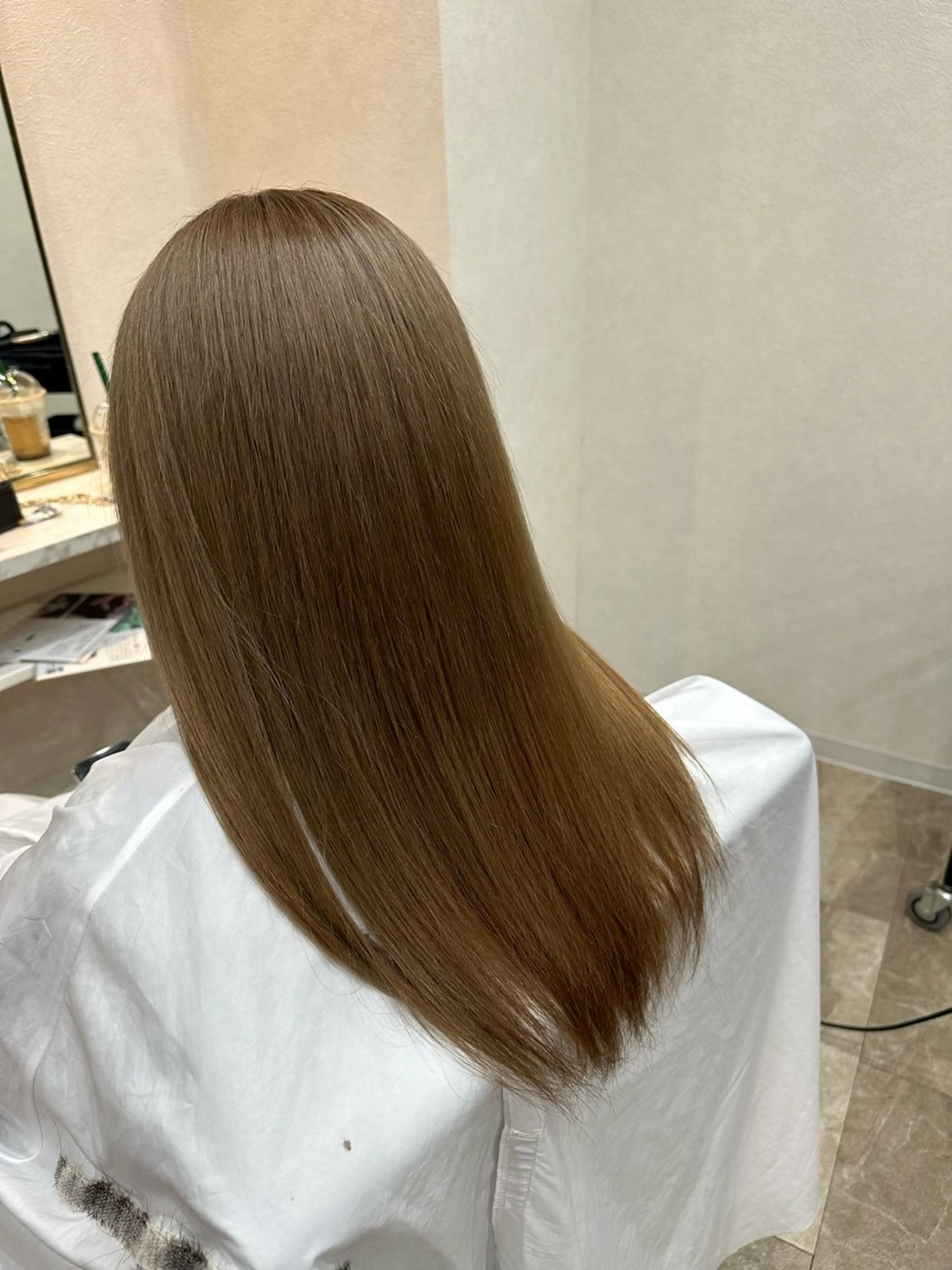 ロング 森 沙織のヘアスタイル