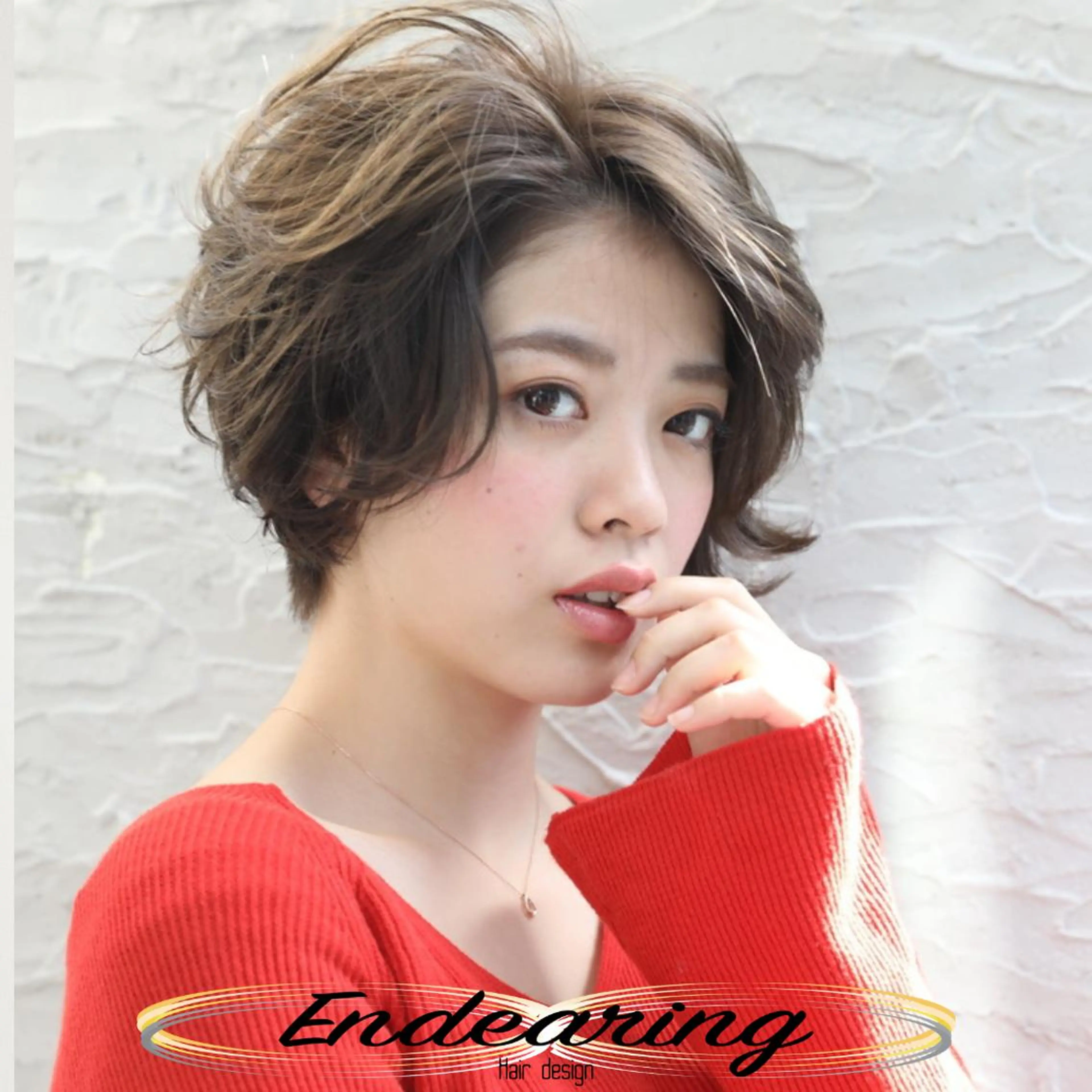 カラー ショートボブ 透明感カラー シルバー ボブ カット ヘアカラー Endearing 銀座/レイヤーカットのヘアスタイル
