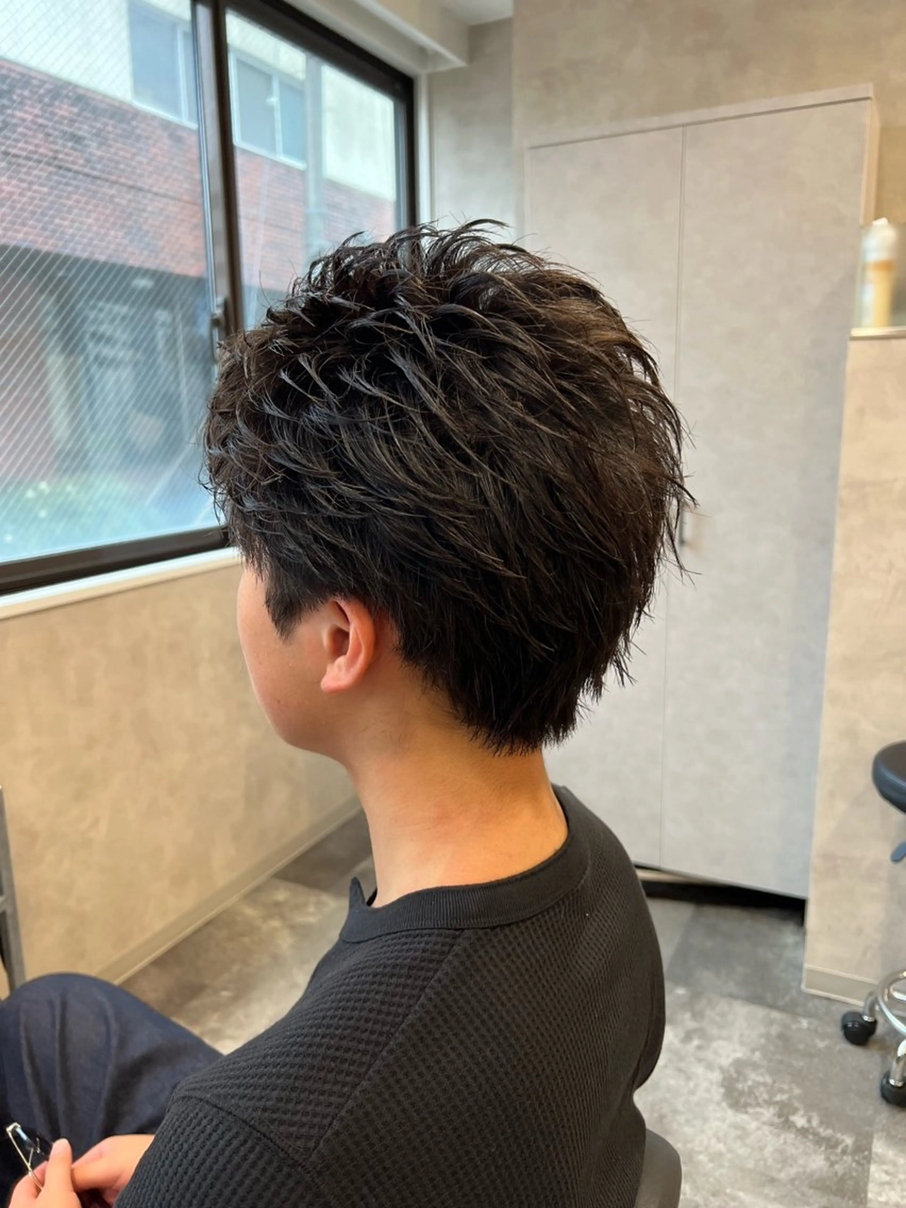 ショート パーマ ヘアアレンジ メンズ ショートヘア カット パーマ メンズ特化/カラー/ パーマ/ケイシンのヘアスタイル