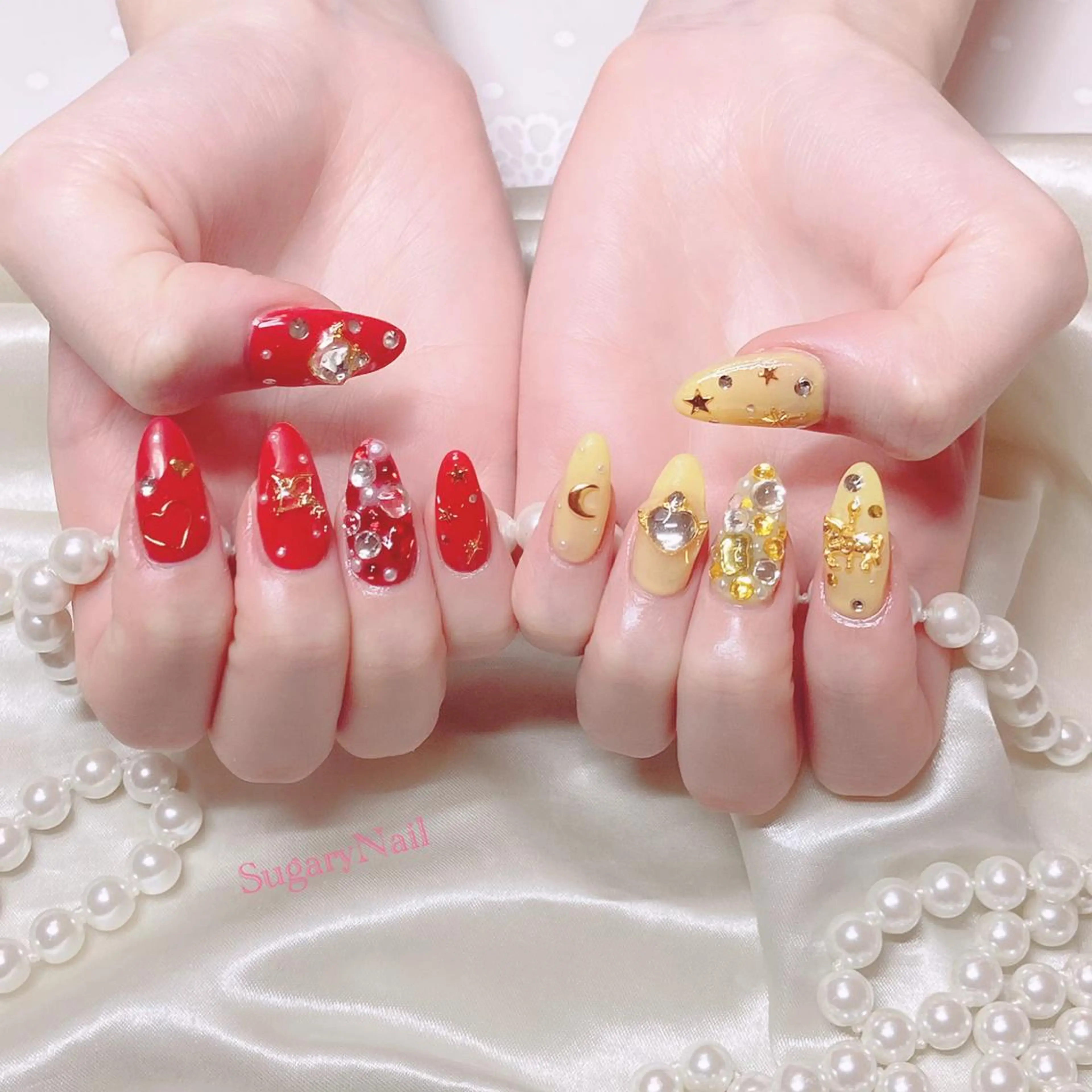 ネイル ハンドネイル フットネイル SugaryNail Rinaのネイルデザイン
