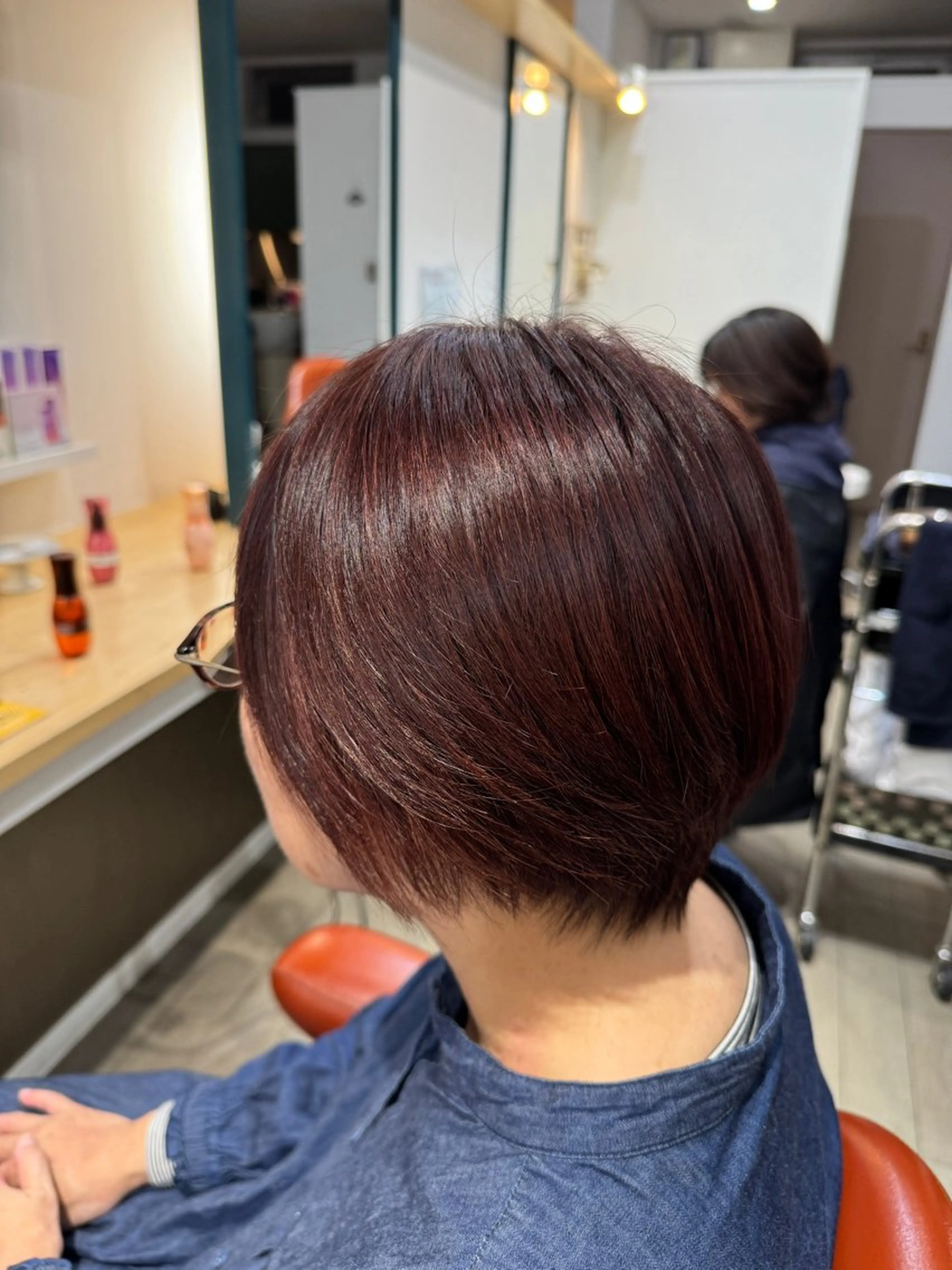 ショート カラー L-Blossom北上尾所属・大塚 しおりのヘアスタイル