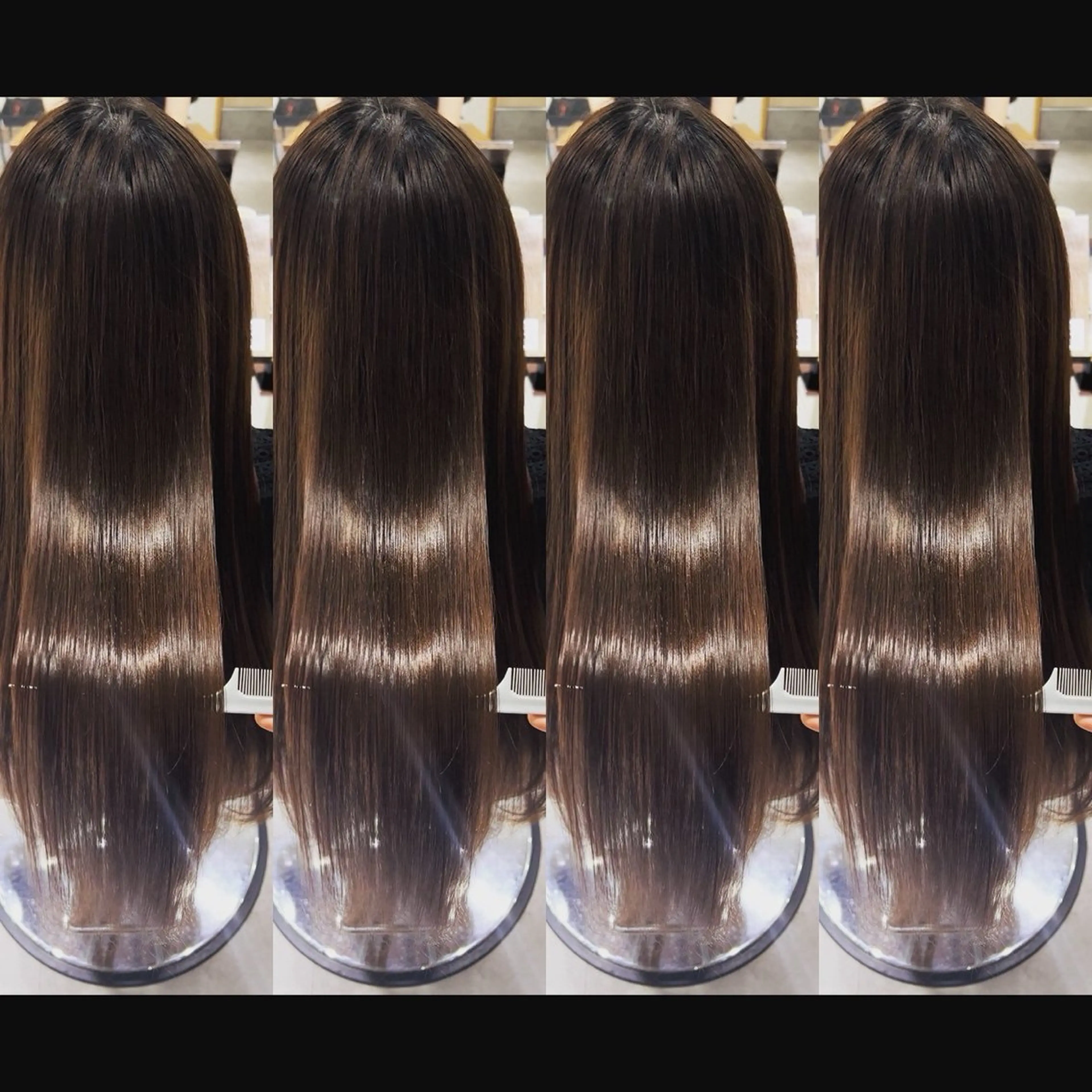 ロング カット 縮毛矯正 トリートメント 髪質改善ヘアエステ&縮毛矯正専門店One…所属・萩中怜奈💫髪質改善 &縮毛矯正専門店🌟のヘアスタイル