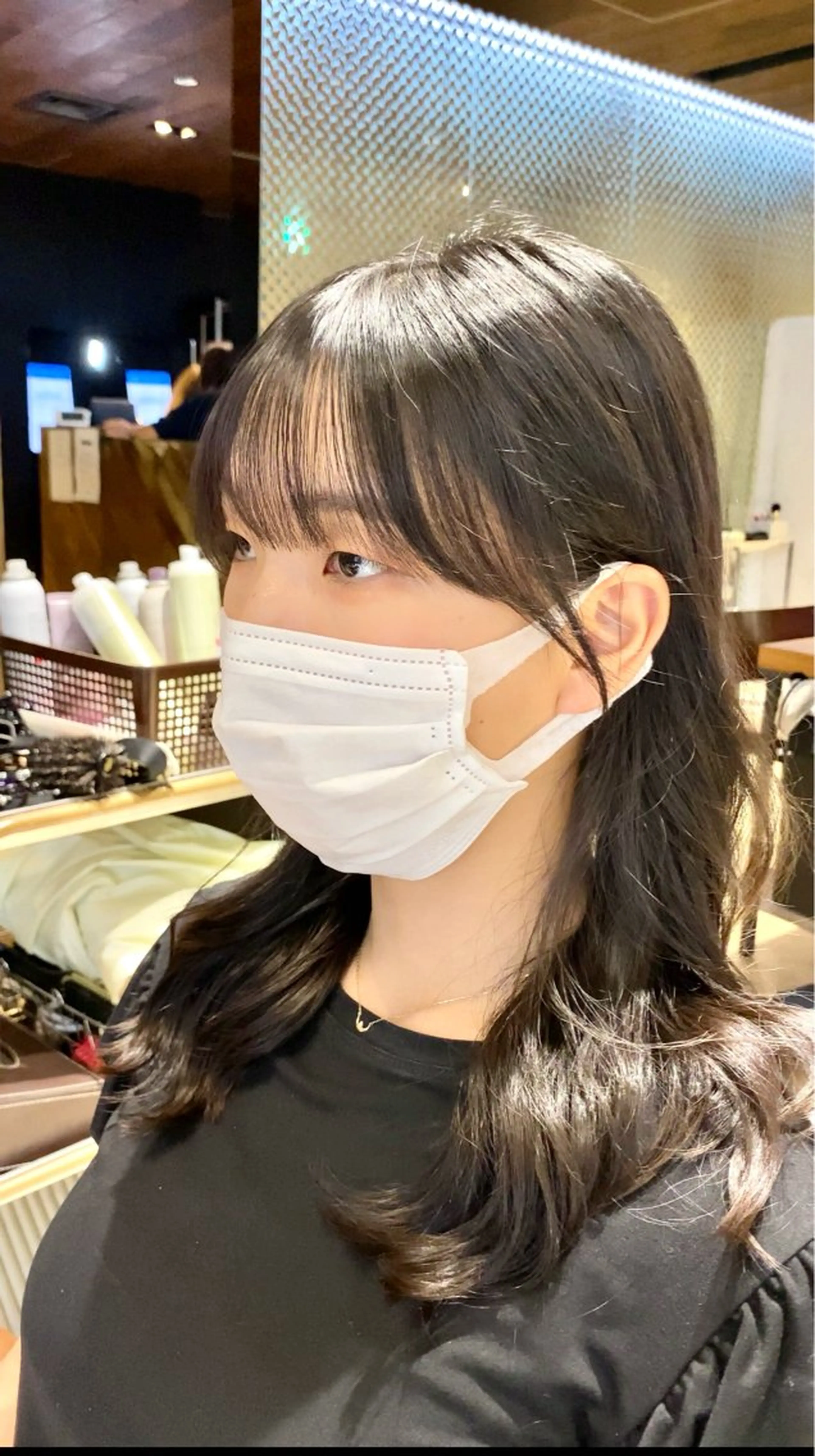 ミディアム カラー ヘアアレンジ カット ヘアカラー トリートメント 最小顔周り レイヤー特化/こうきのヘアスタイル