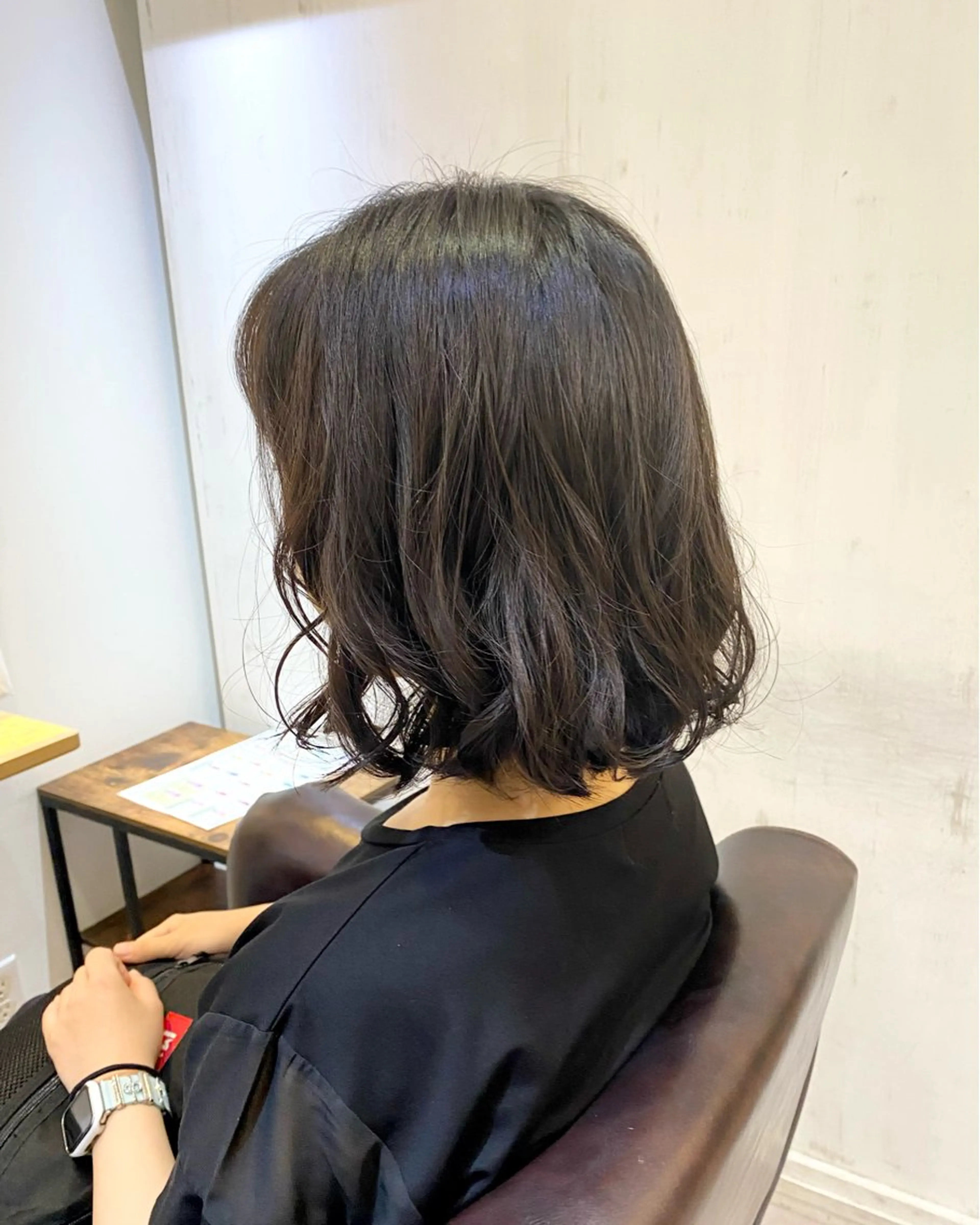 ミディアム パーマ ミディアムパーマ ボブ 柴田 大輔のヘアスタイル