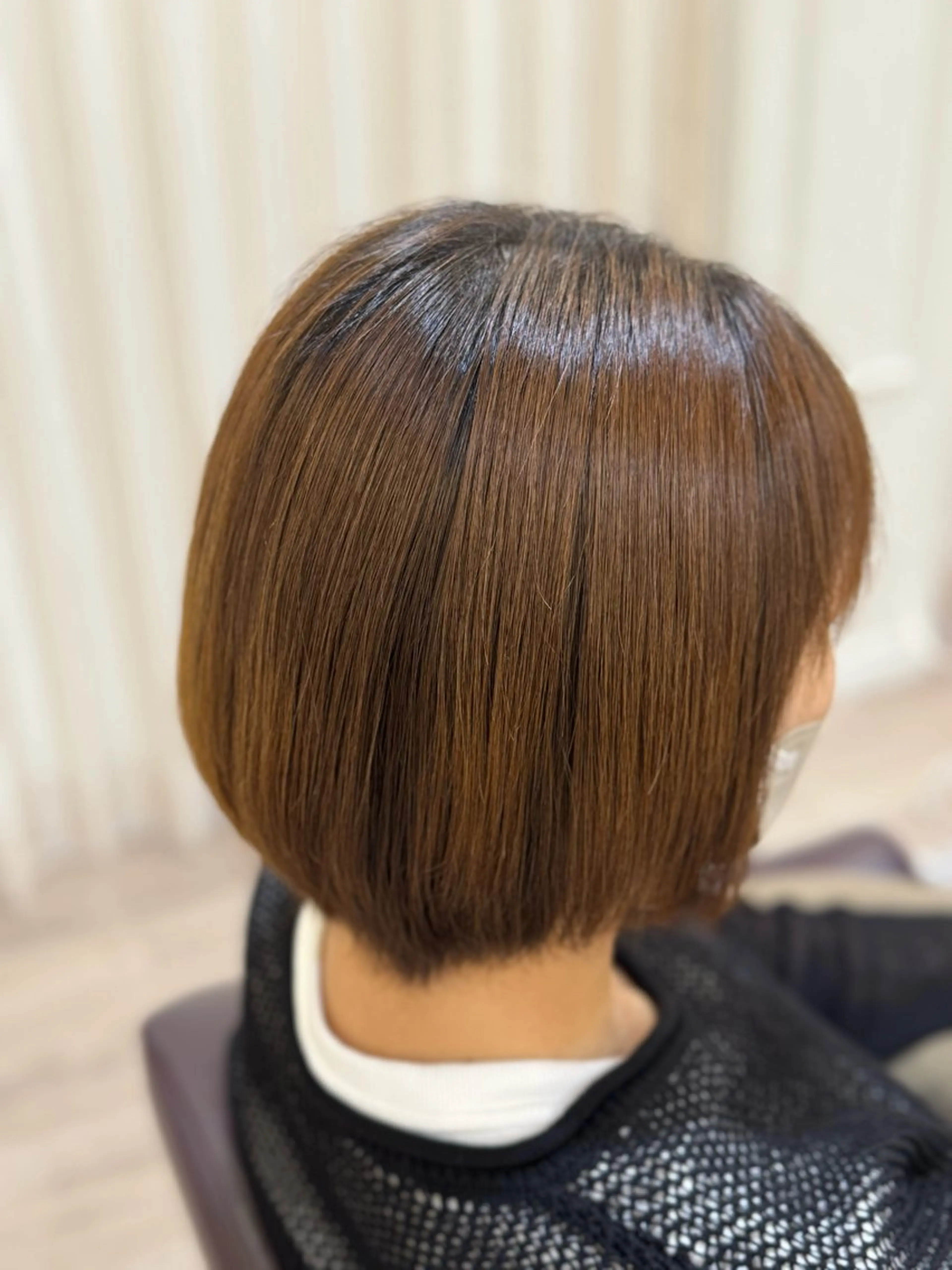 ショート 縮毛矯正 尾形 なつきのヘアスタイル