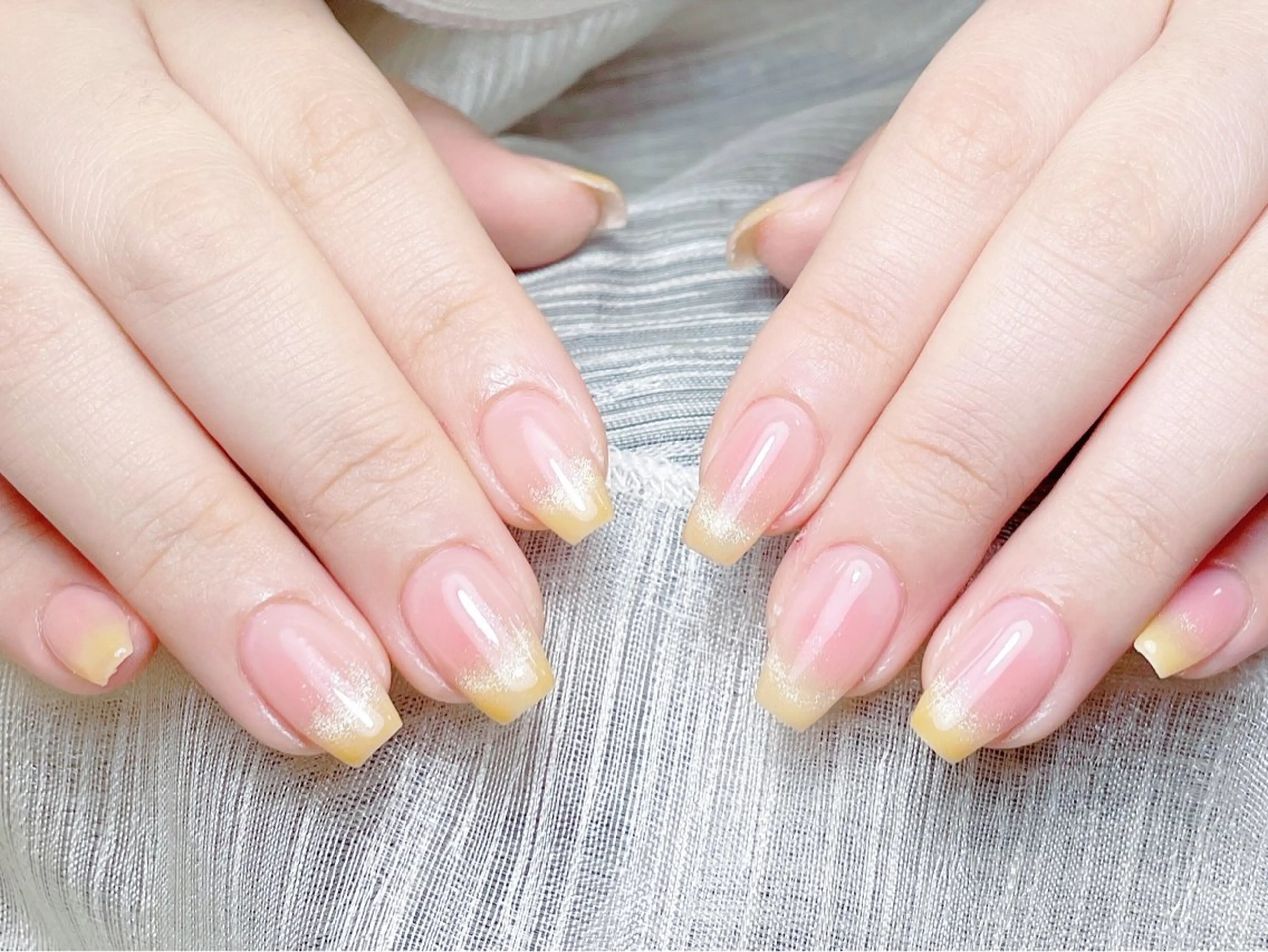 ネイル チークネイル 長さ出し フレンチネイル グラデーション マグネットネイル ハンドネイル ハンドケア ⭐️Dreamy Nail⭐️のネイルデザイン