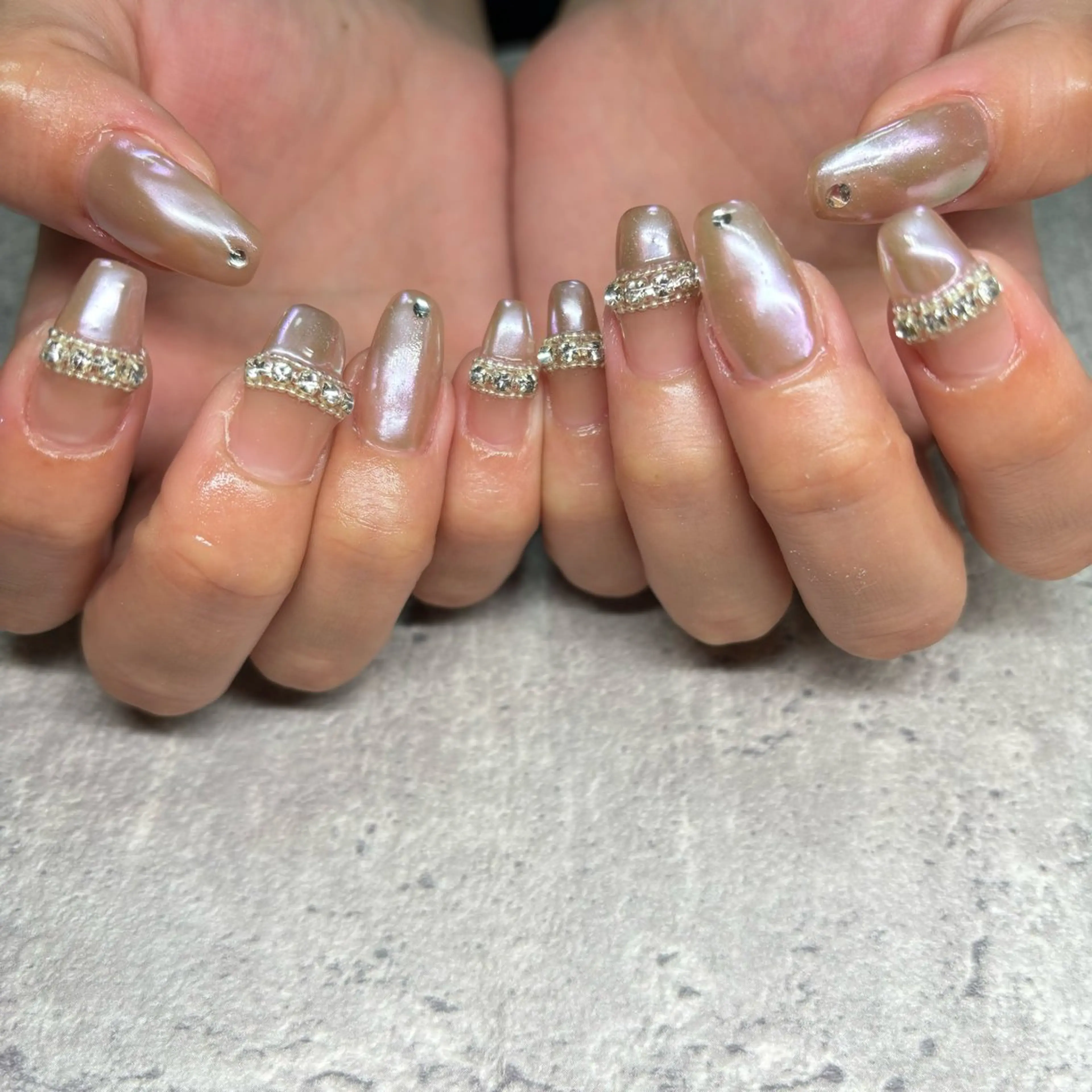 ネイル ハンドネイル RE💟N.NAIL ラテン系お姉さんのネイルデザイン