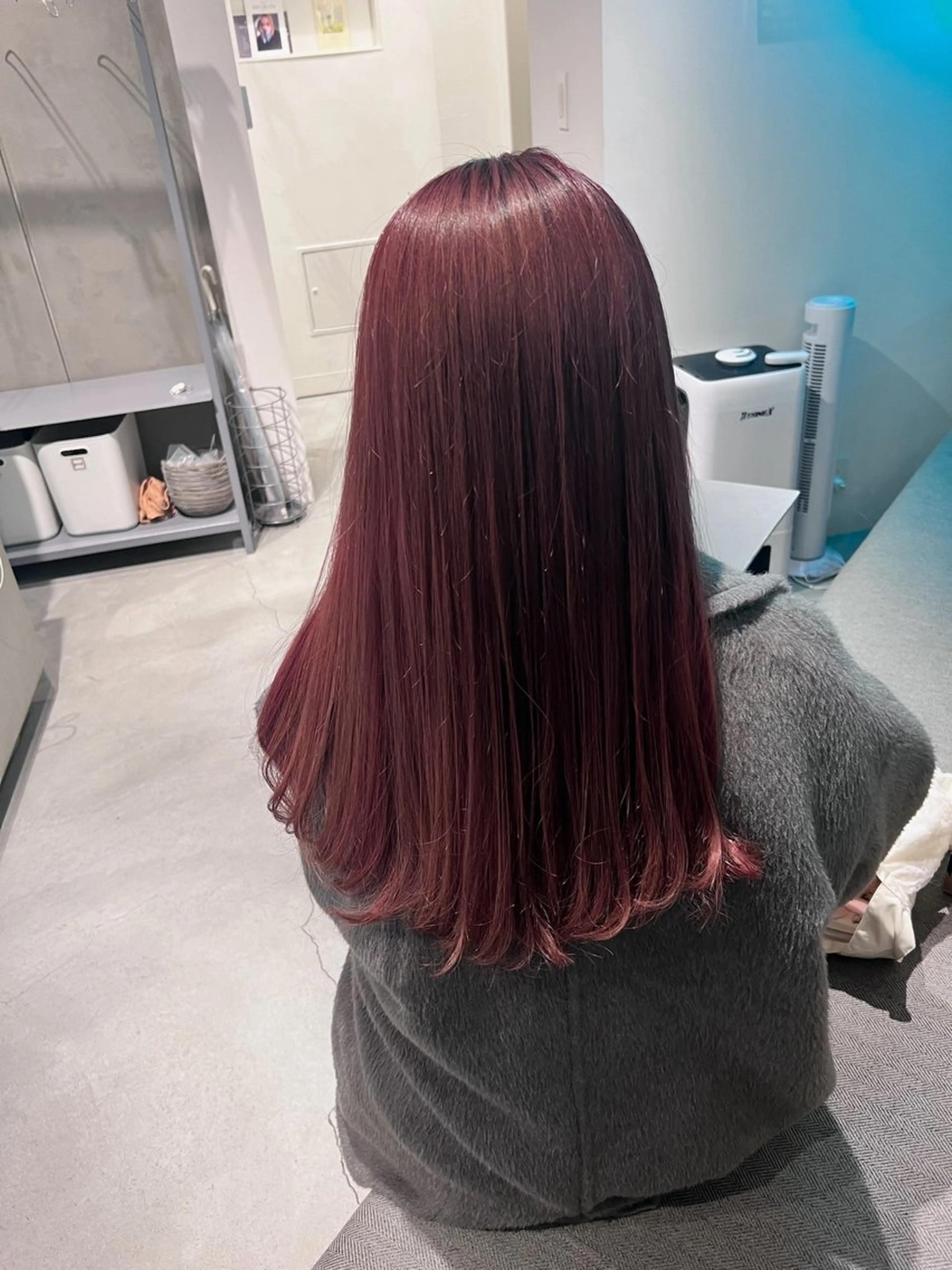 ロング カラー カット ヘアカラー トリートメント 🌐👽フクイ キララ🌎💎のヘアスタイル
