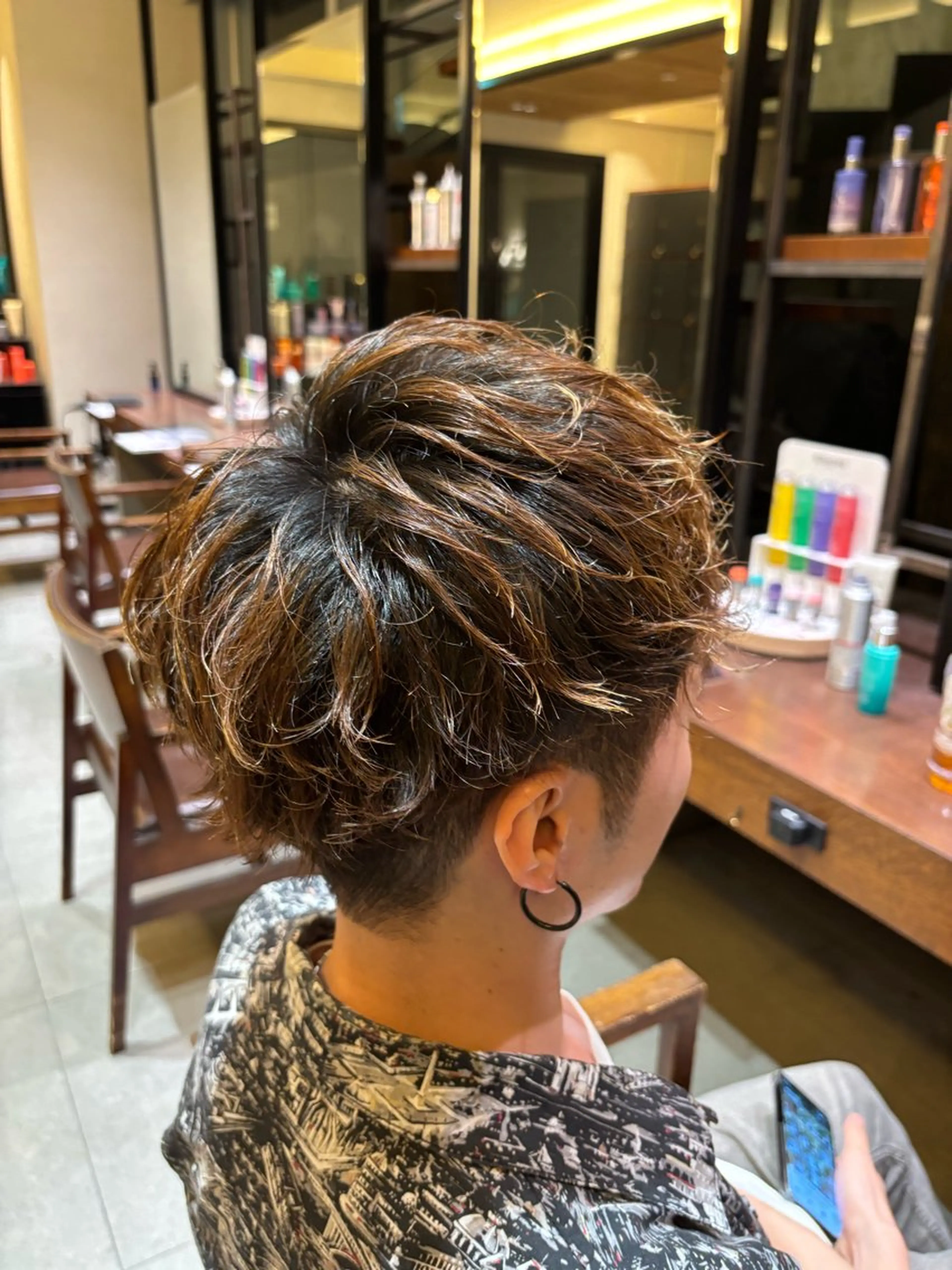 パーマ メンズ カット パーマ FURUSHO所属・透明感カラー/ ツイスパ/小倉悠佑のヘアスタイル