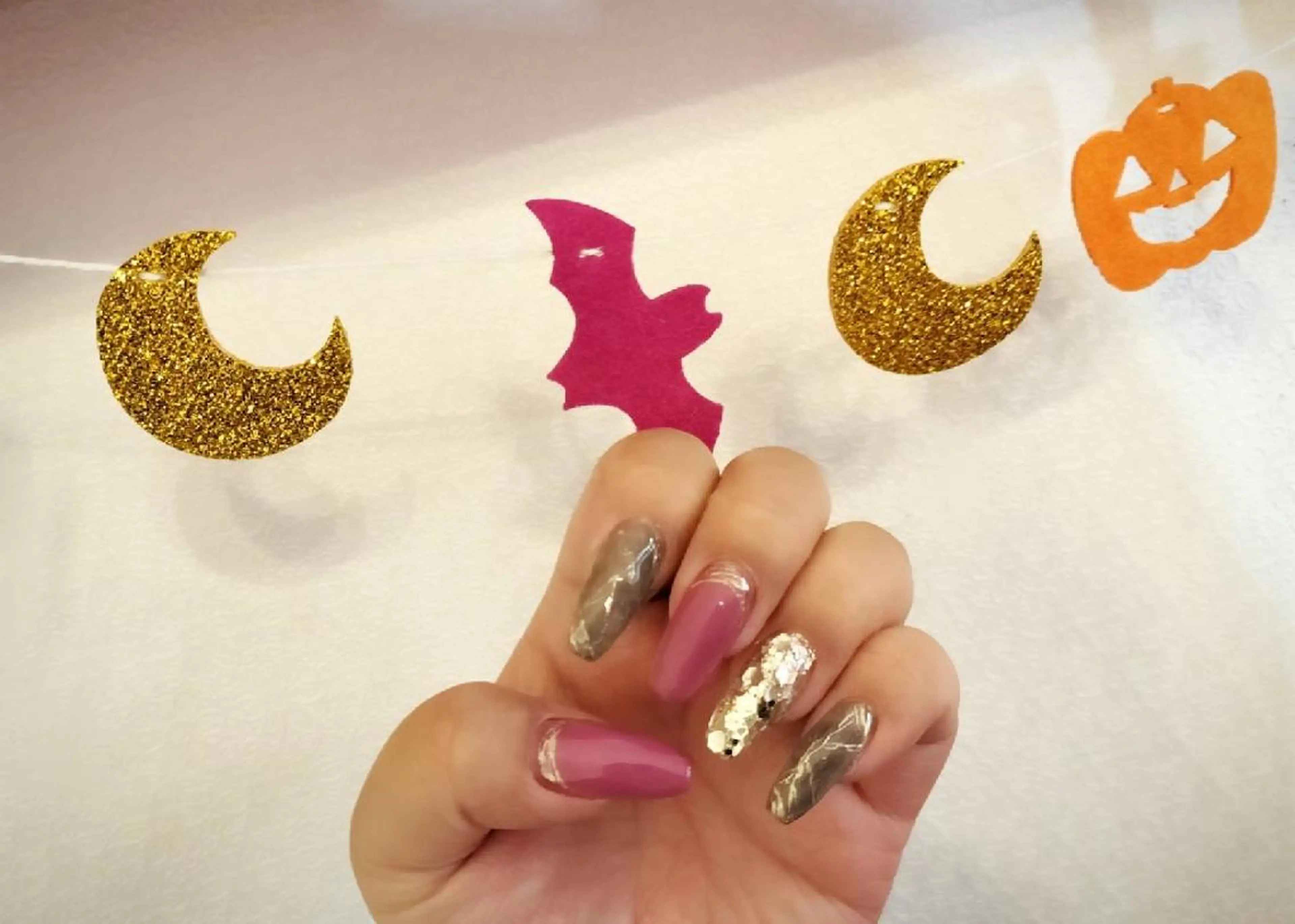 ネイル ハロウィン ハンドネイル Nail Salon macherieのネイルデザイン