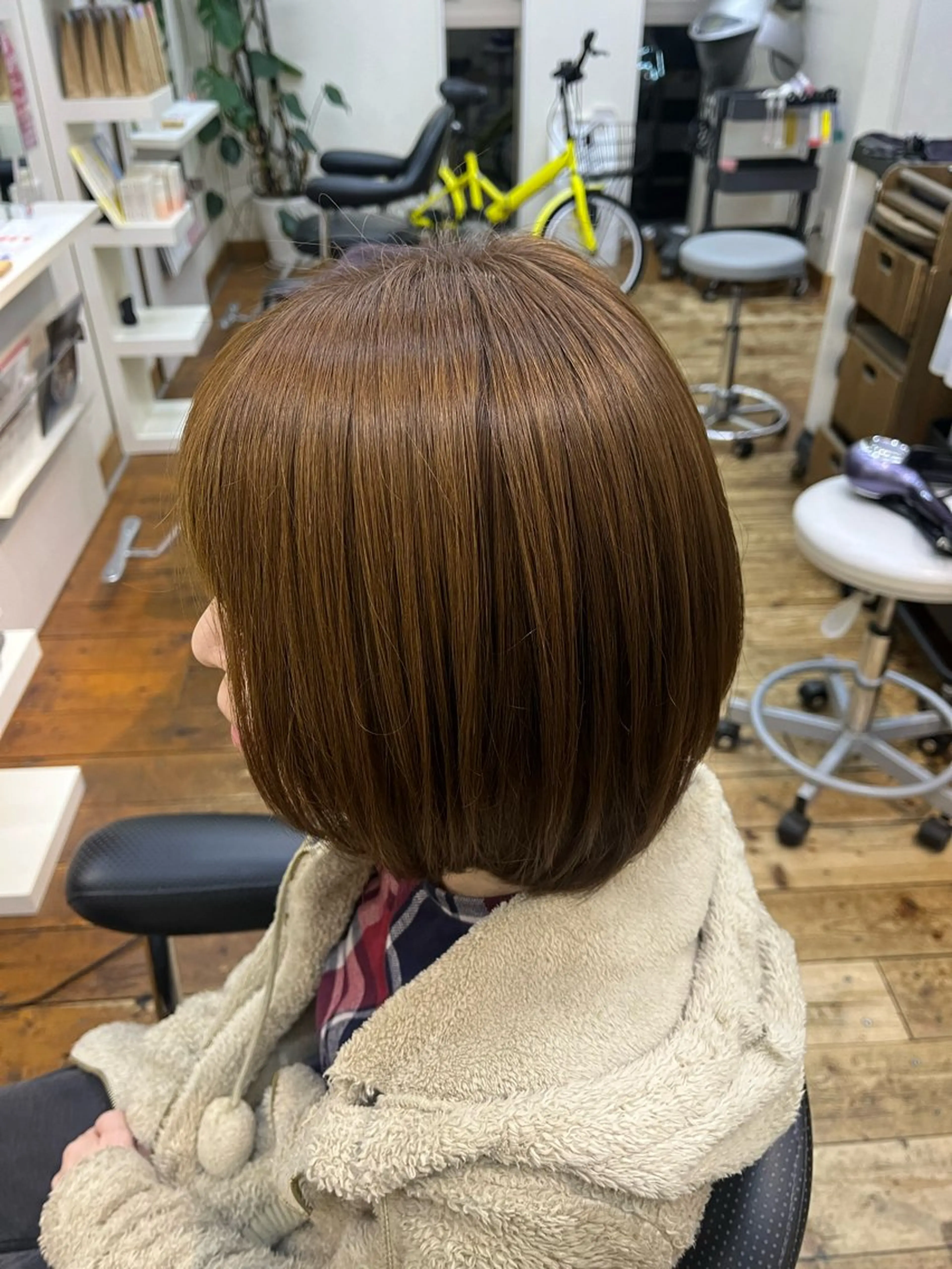 ミディアム カラー 🦒布施 良樹🏍️のヘアスタイル