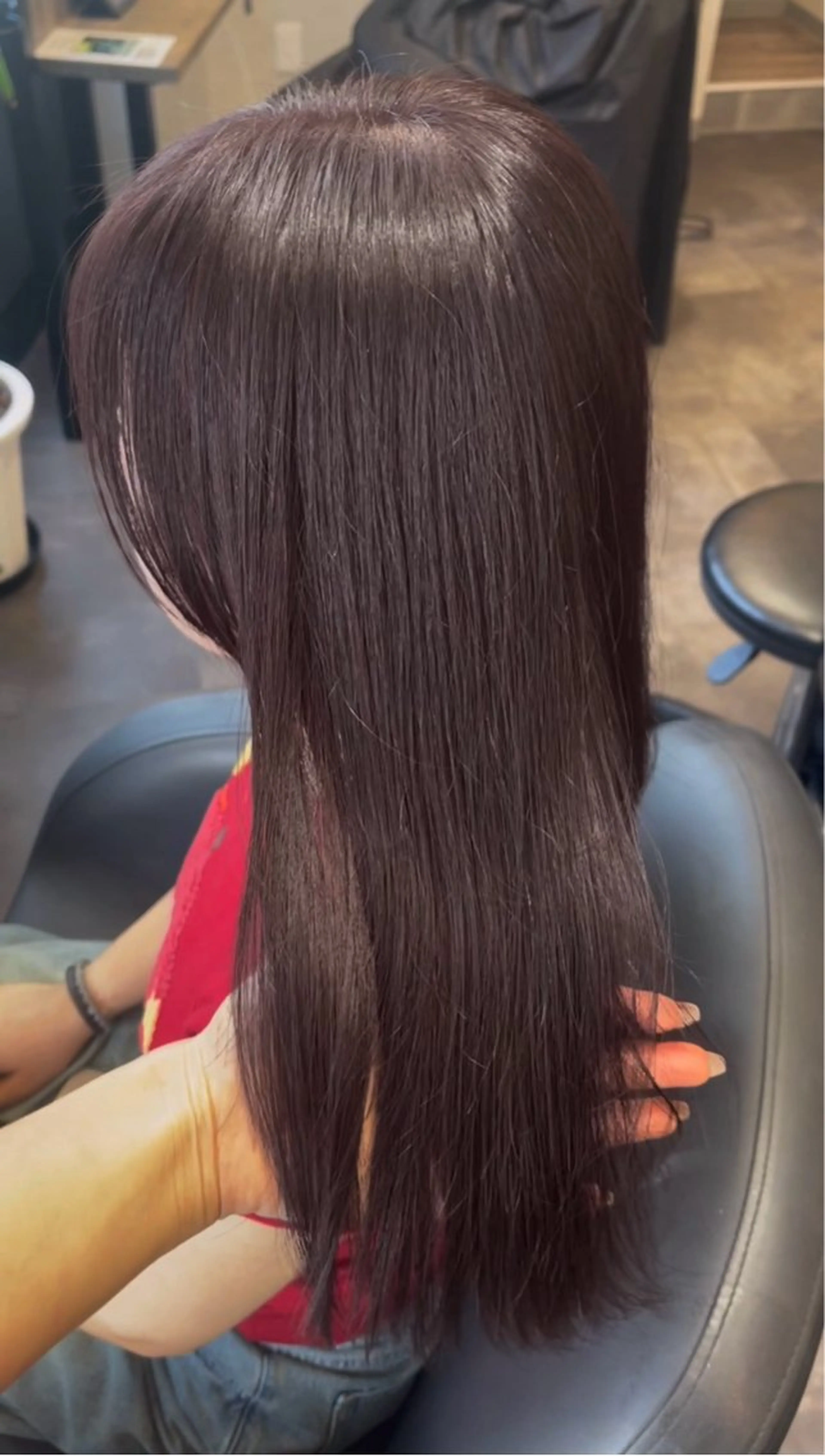 セミロング カラー ブラウンカラー ココアブラウン ヘアカラー まつ毛パーマ🤎 透明感カラー🌿のヘアスタイル