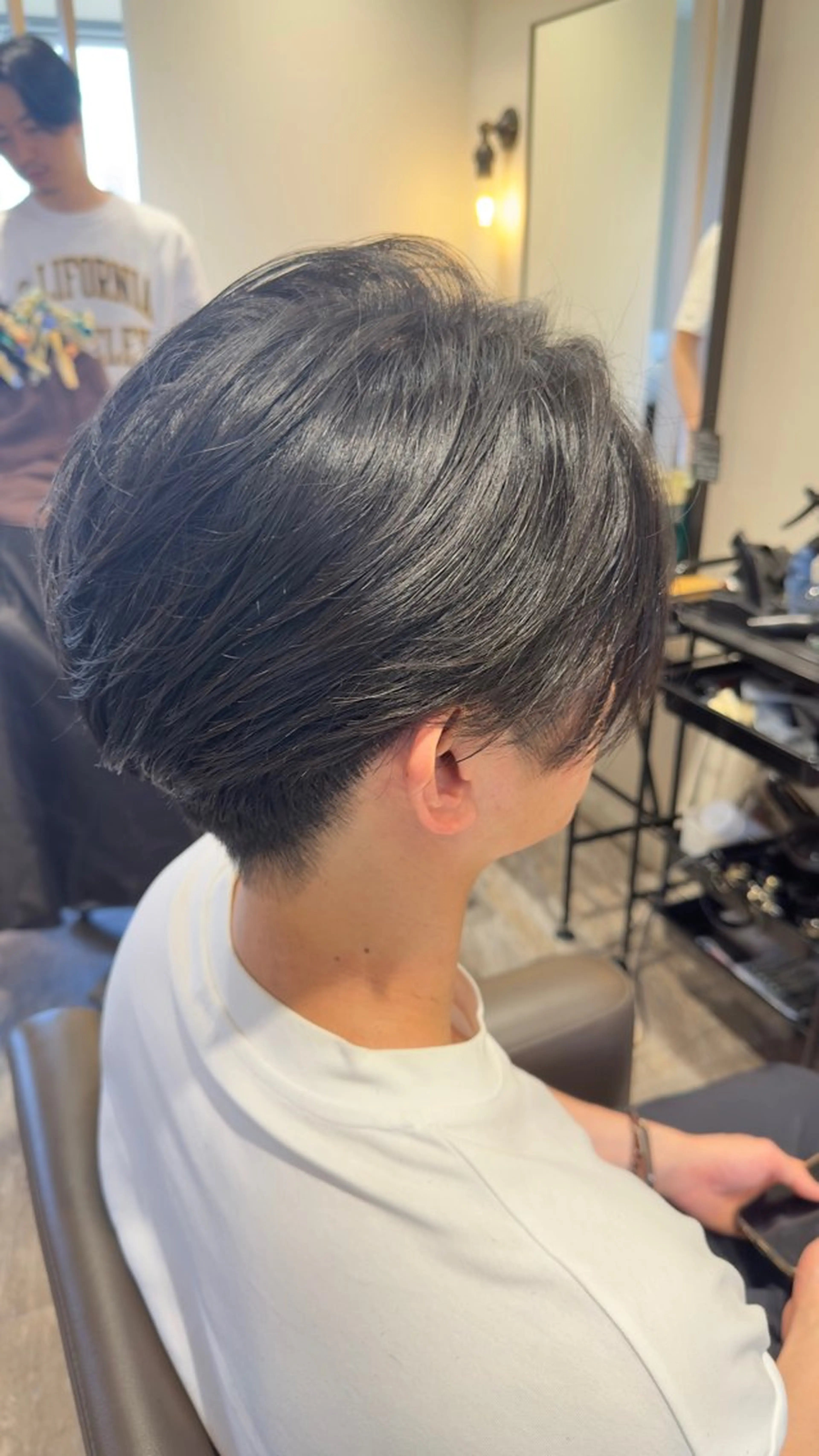 ショート パーマ メンズ 【メンズパーマ】比嘉 啓人のヘアスタイル