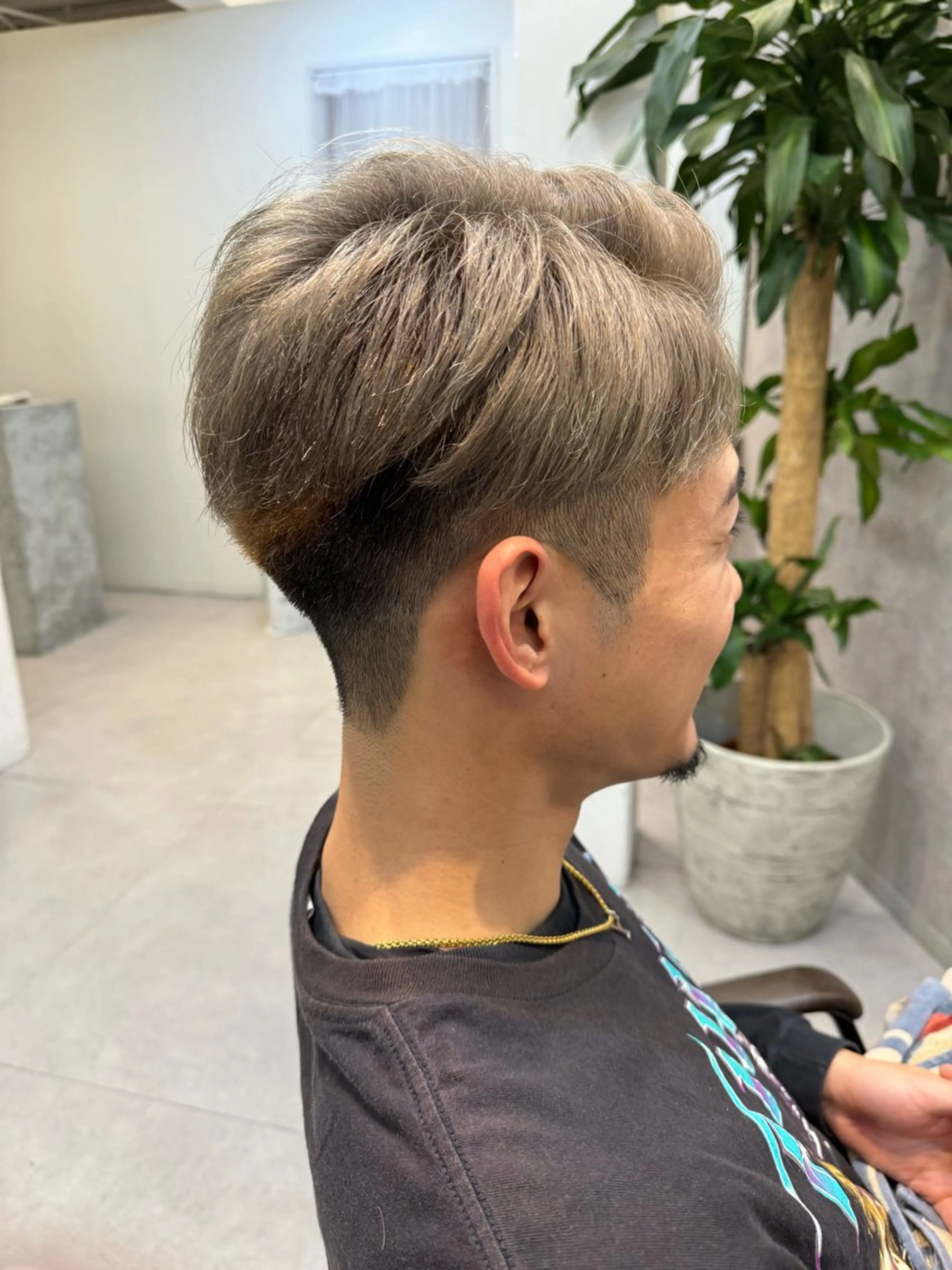 ショート カラー メンズ グレージュ ヘアカラー トリートメント Dxxxx III所属・女性目線の大人 メンズ*Ayakaのヘアスタイル