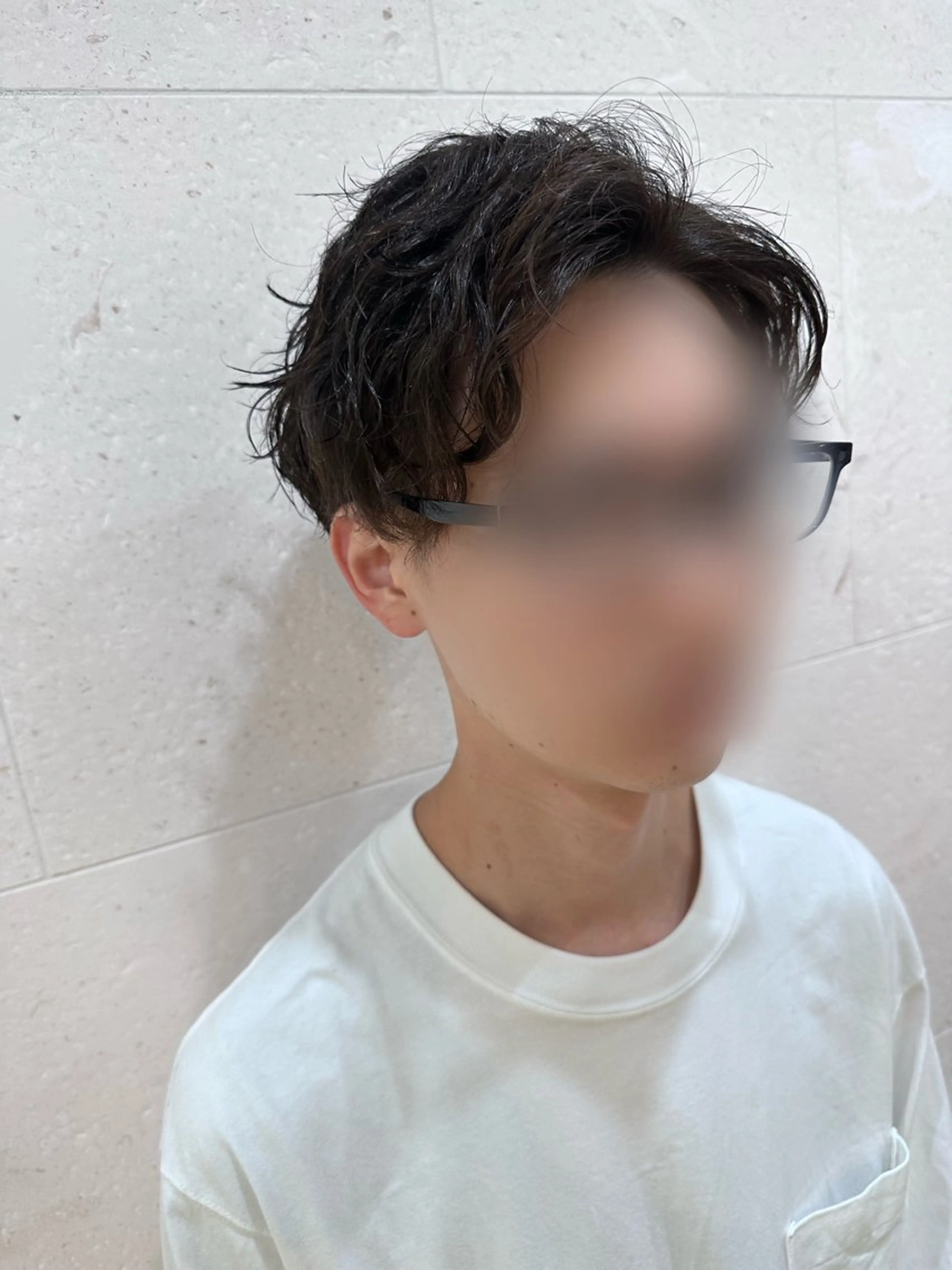 ミディアム パーマ メンズ ミディアムパーマ メンズパーマ ツイストスパイラルパーマ スパイラルパーマ 安田 柚月のヘアスタイル