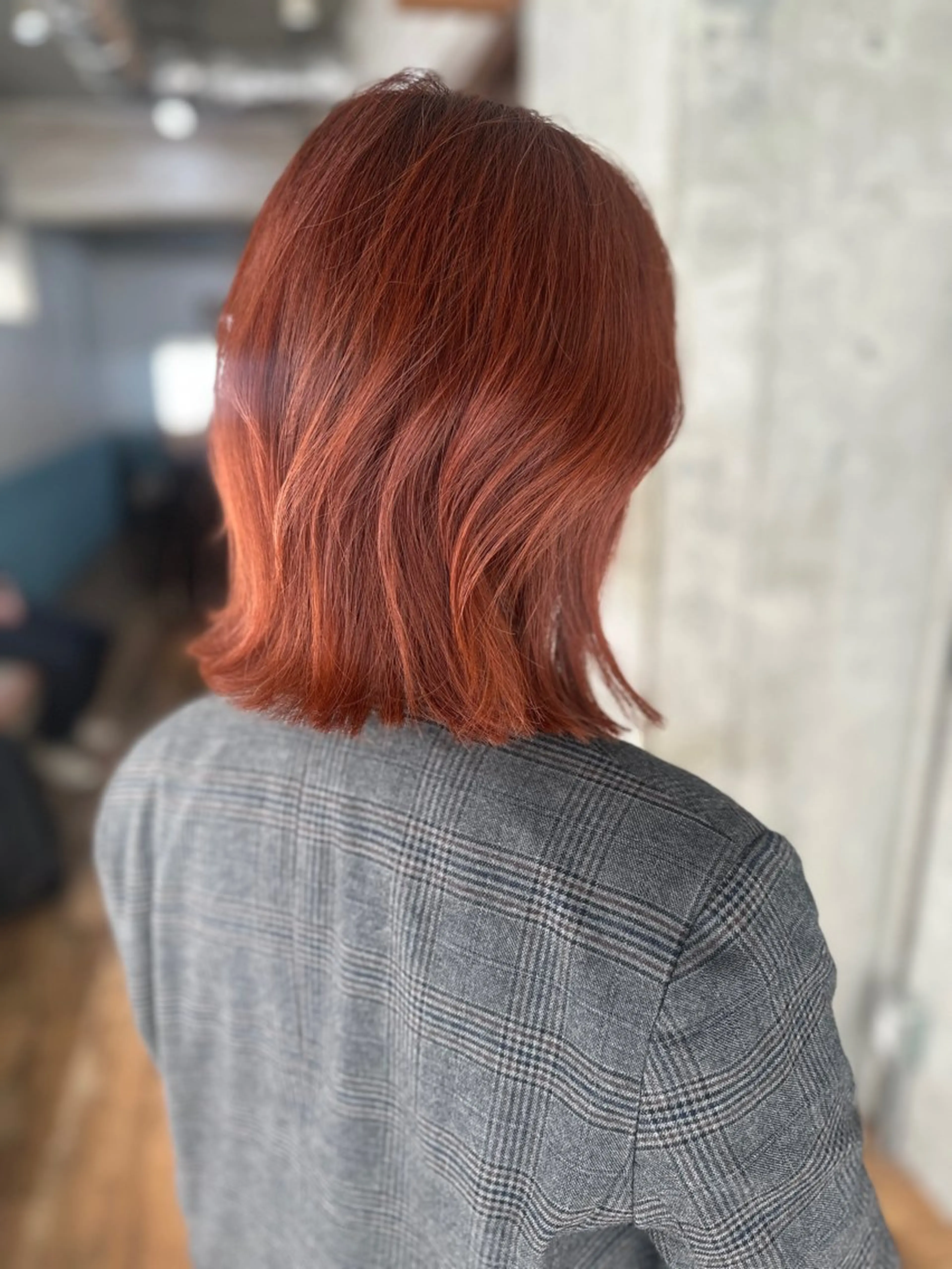 ミディアム カット ヘアカラー トリートメント ♥️ボブ/ブリーチ なしカラー/mahoのヘアスタイル